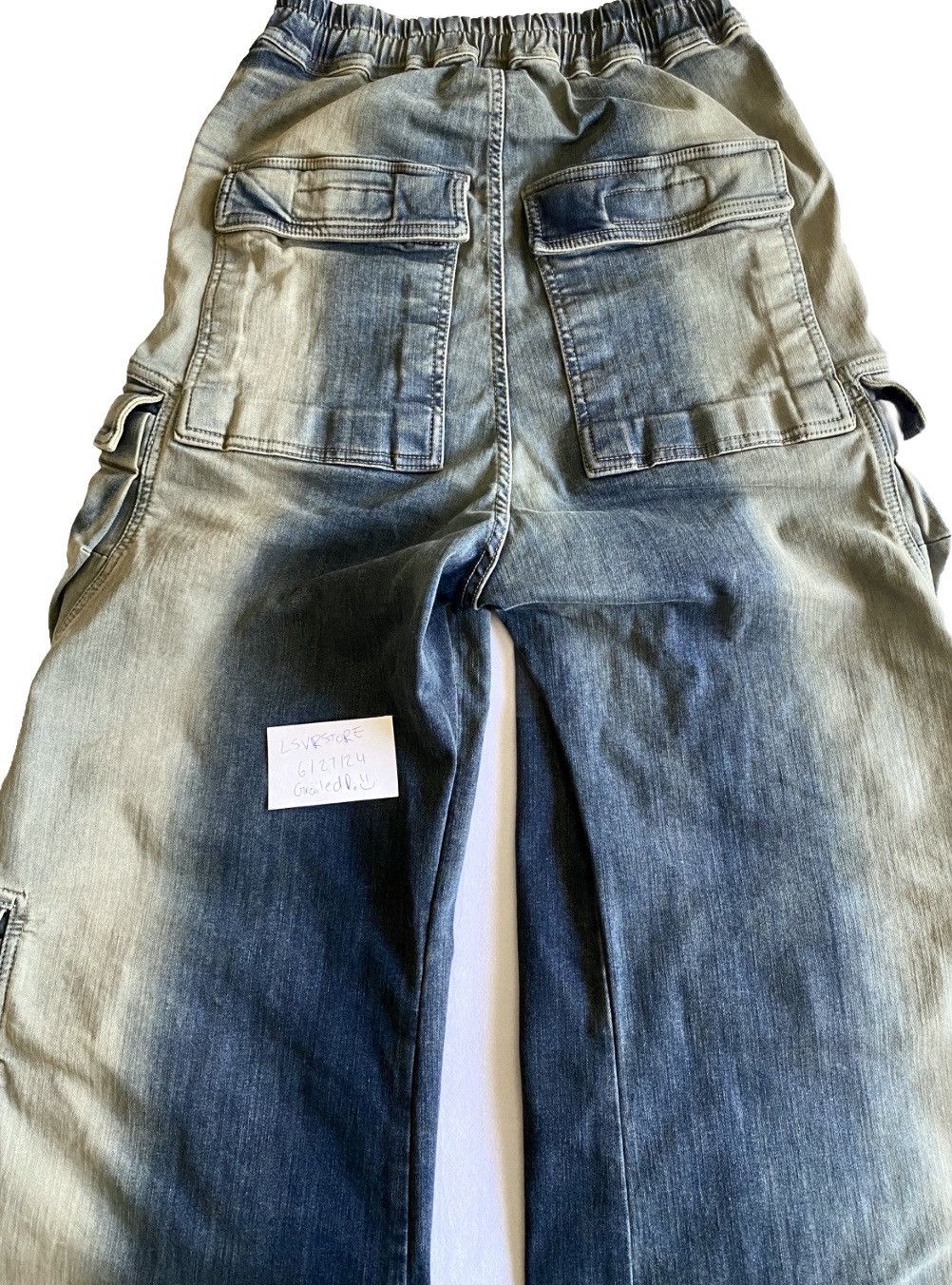 Rick Owens Rick Owens Double Cargo Jumbo Belas EDFU23 Mineral Pearl 46 Size US 30 / EU 46 - 3 Thumbnail