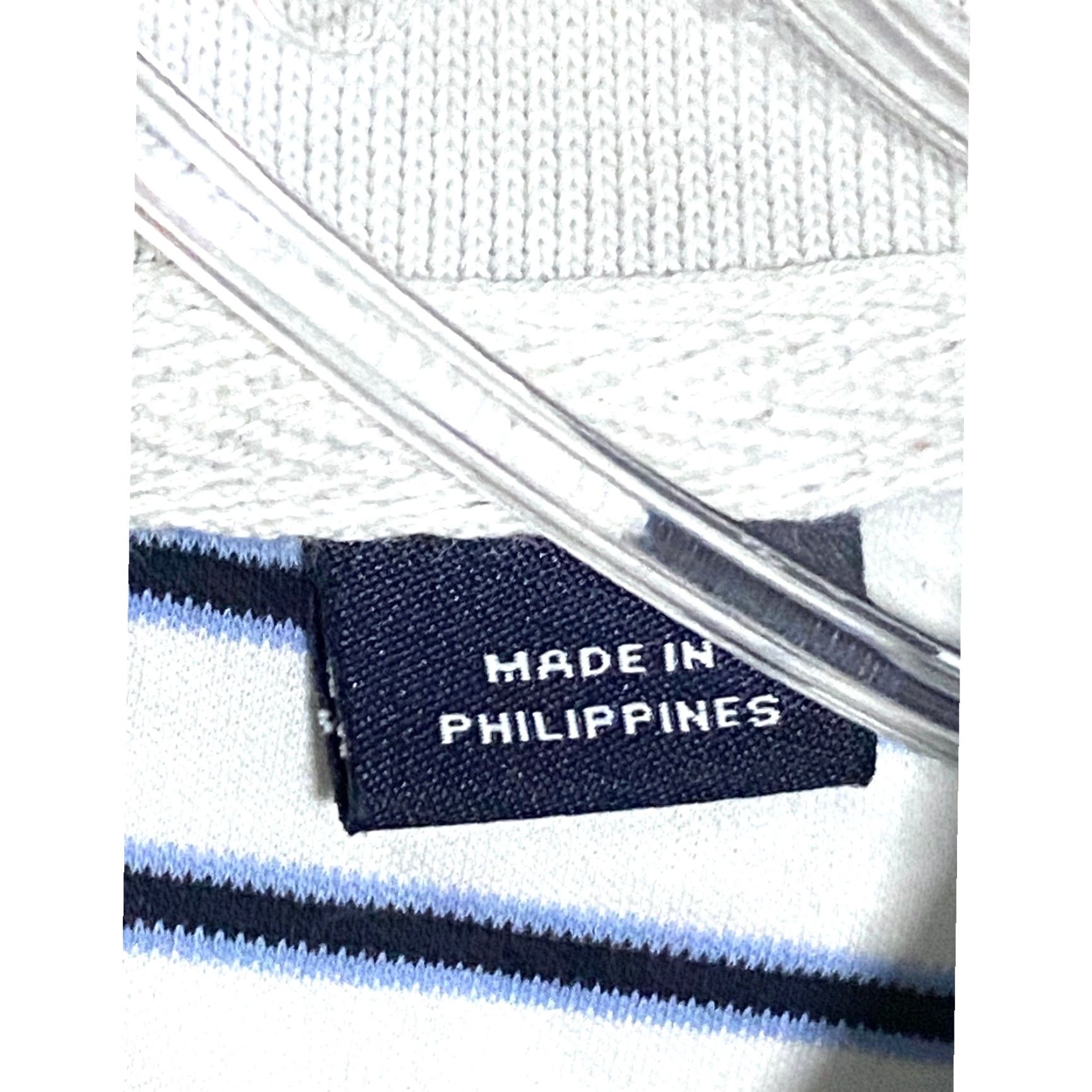 Cremieux Cremieux Polo Shirt White Blue Striped Mens M Preppy Nautical Coastal Shirt Mens M White Blue Striped Polo Shirt Size US M / EU 48-50 / 2 - 7 Thumbnail