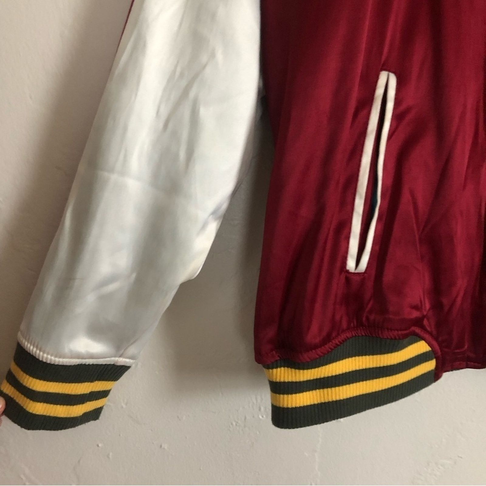 Other Ashley by 26 International Satin California Varsity Jacket Size XL / US 12-14 / IT 48-50 - 6 Thumbnail