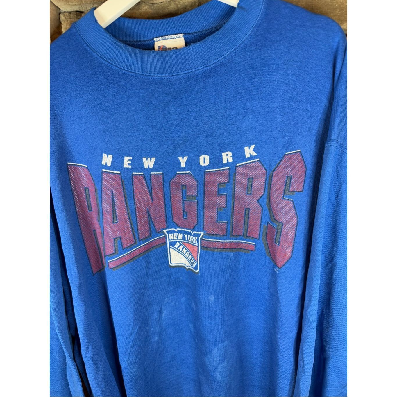 Vintage Size XXL vintage 1990s MLB New York Rangers pro player Crewn Size US XXL / EU 58 / 5 - 3 Thumbnail