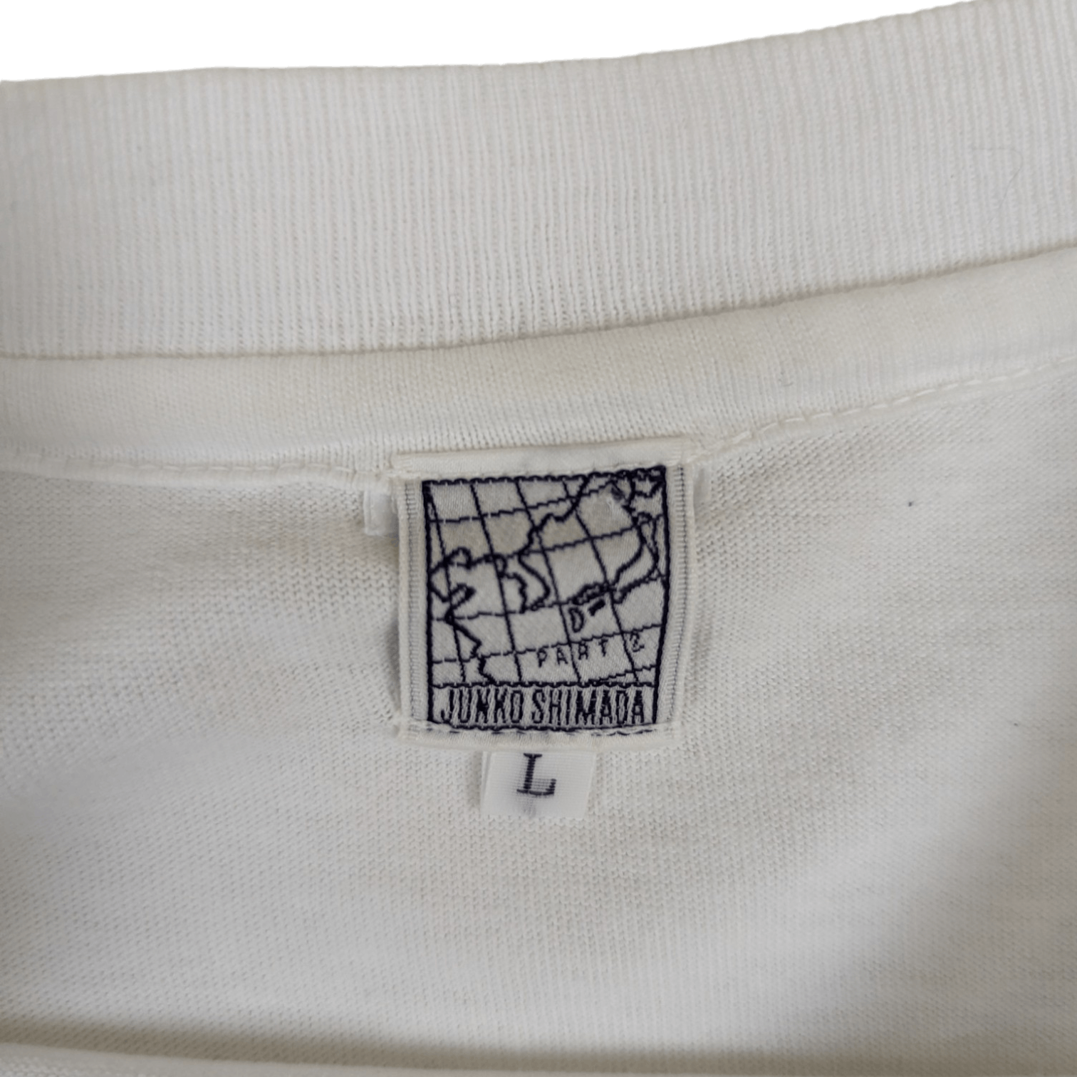 Junko Shimada 90's JUNKO SHIMADA Big Spell Out T Shirt Single Stitches Tee Size M / US 6-8 / IT 42-44 - 8 Thumbnail