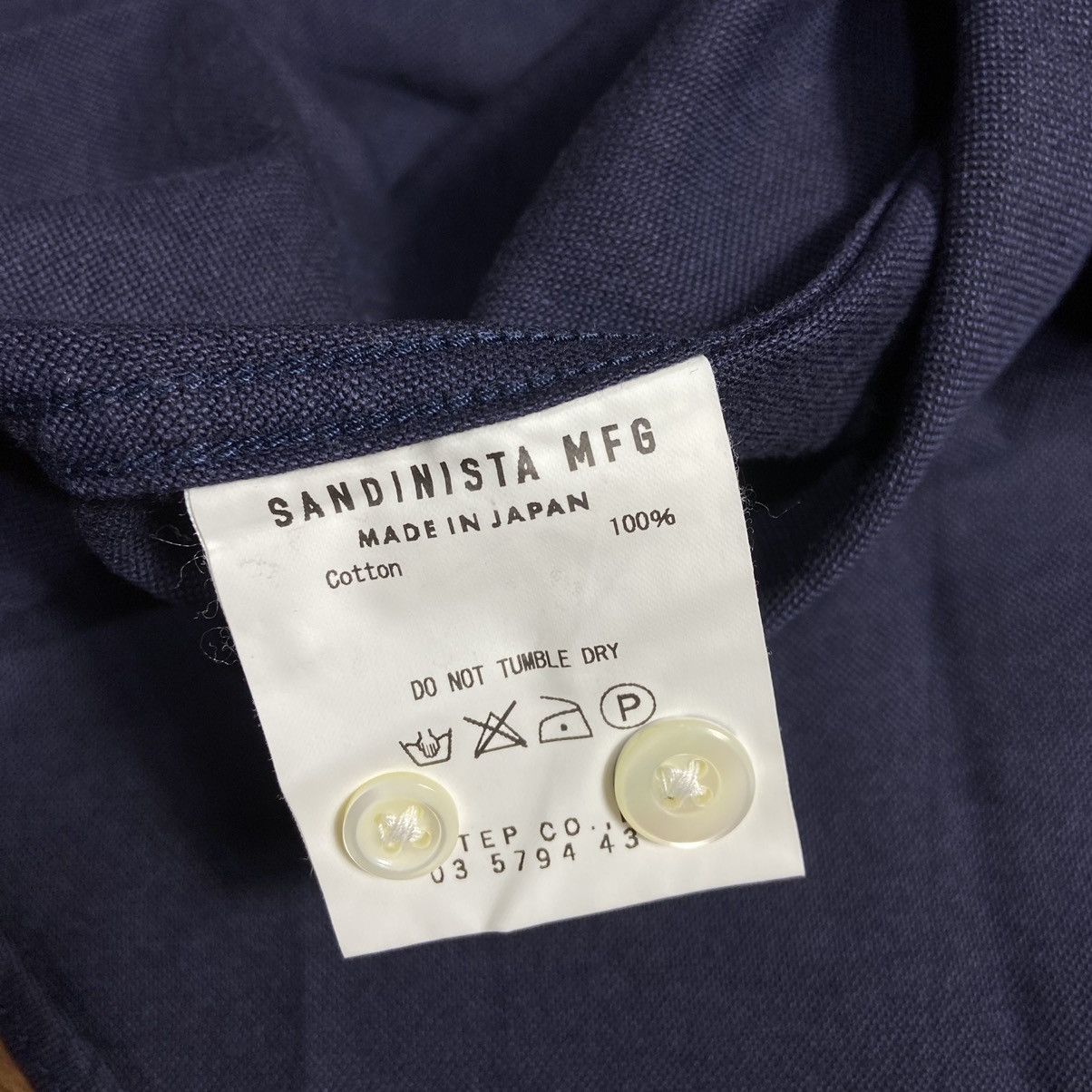 Designer × Japanese Brand × Sandinista MFG SANDINISTA MFG "ORGANIC COTTON RELAX TYPEWRITER SHIRT" NAVY Size US S / EU 44-46 / 1 - 7 Thumbnail