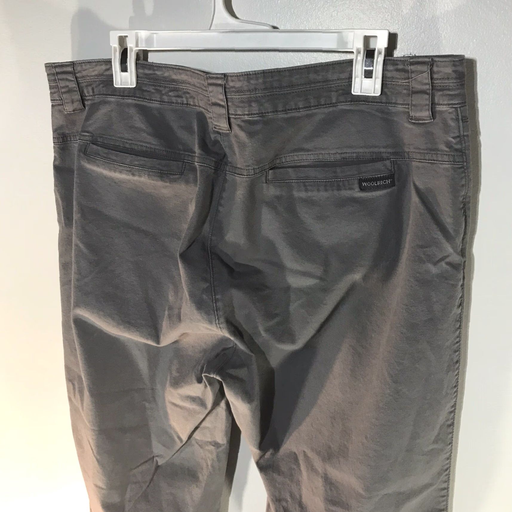 Vintage VINTAGE Woolrich Women's Wide Leg Pants Cotton Gray Size 16 Casual Spring Summer Fall Winter Size 38" / US 16 / IT 52 - 3 Thumbnail