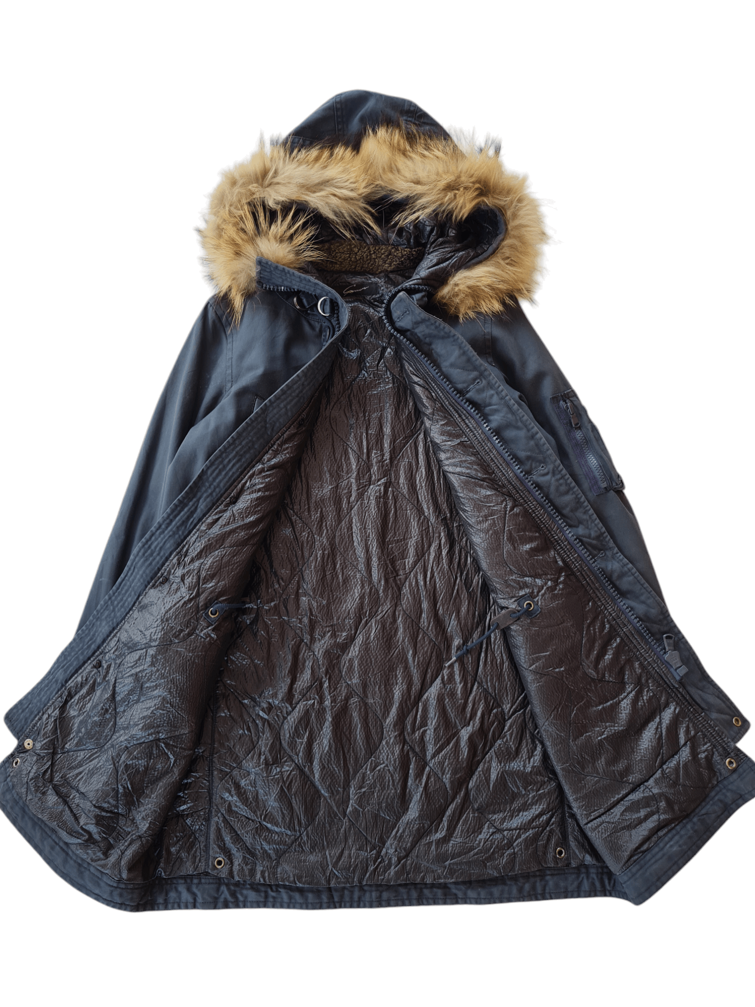Japanese Brand Vintage Stuning Jacket Fur Hood Size M / US 6-8 / IT 42-44 - 3 Thumbnail