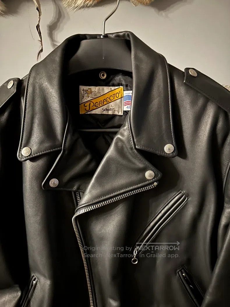 Schott Schott 118 Leather jacket Size US XXL / EU 58 / 5 - 2 Thumbnail