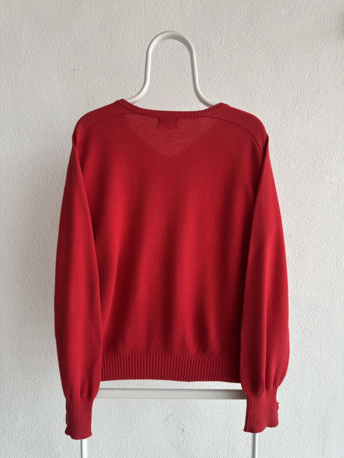 Polo Ralph Lauren Vintage Polo Ralph Lauren Hand Knit V Neck Sweatshirt Size M / US 6-8 / IT 42-44 - 2 Thumbnail