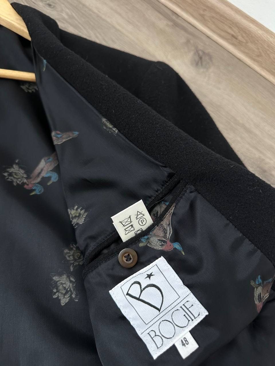 Boggi × Vintage Vintage Bogie Wool Coat Black Cashmere Black Jacket Size US M / EU 48-50 / 2 - 13 Thumbnail