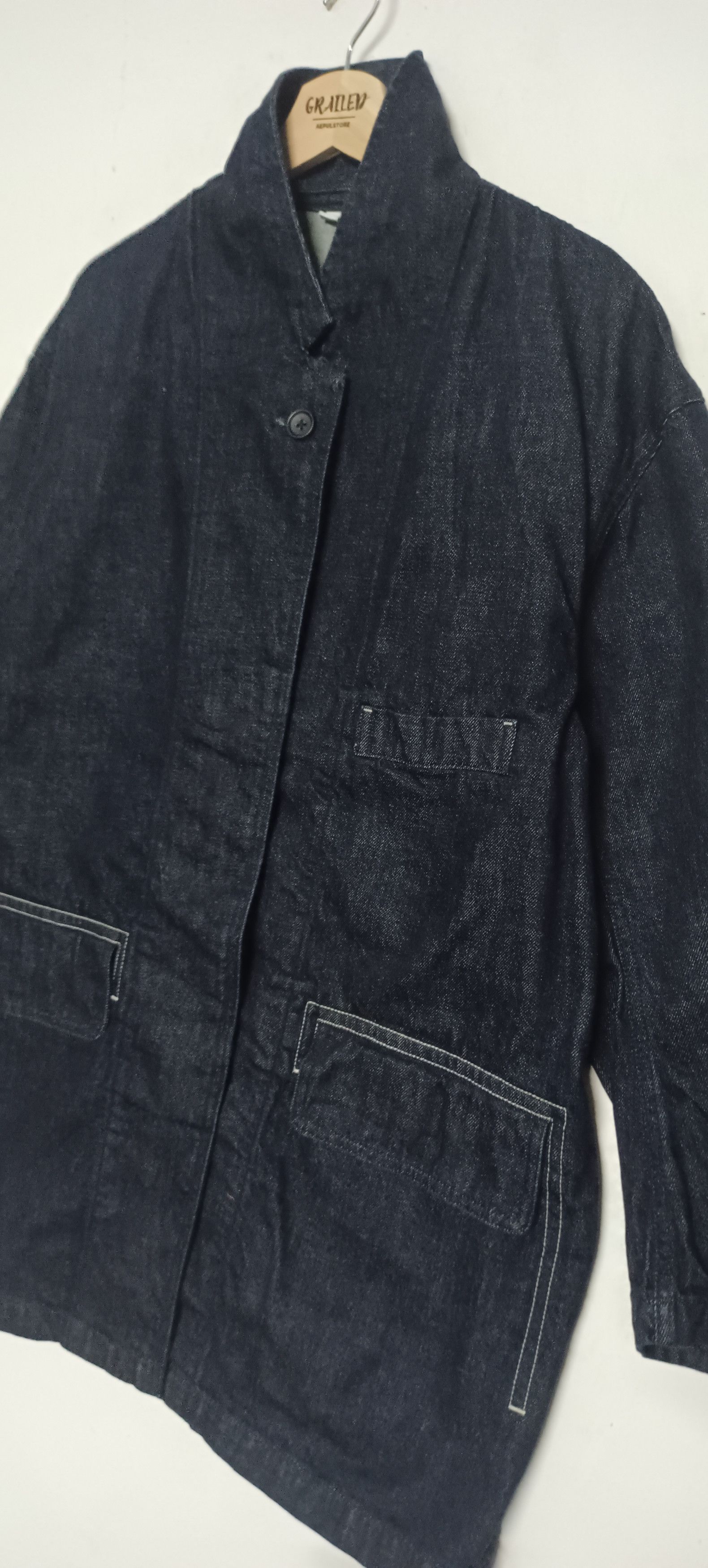 Undercover × Uniqlo Rare🔥🔥Uniqlo Chroe Denim Jacket Size US XL / EU 56 / 4 - 5 Thumbnail