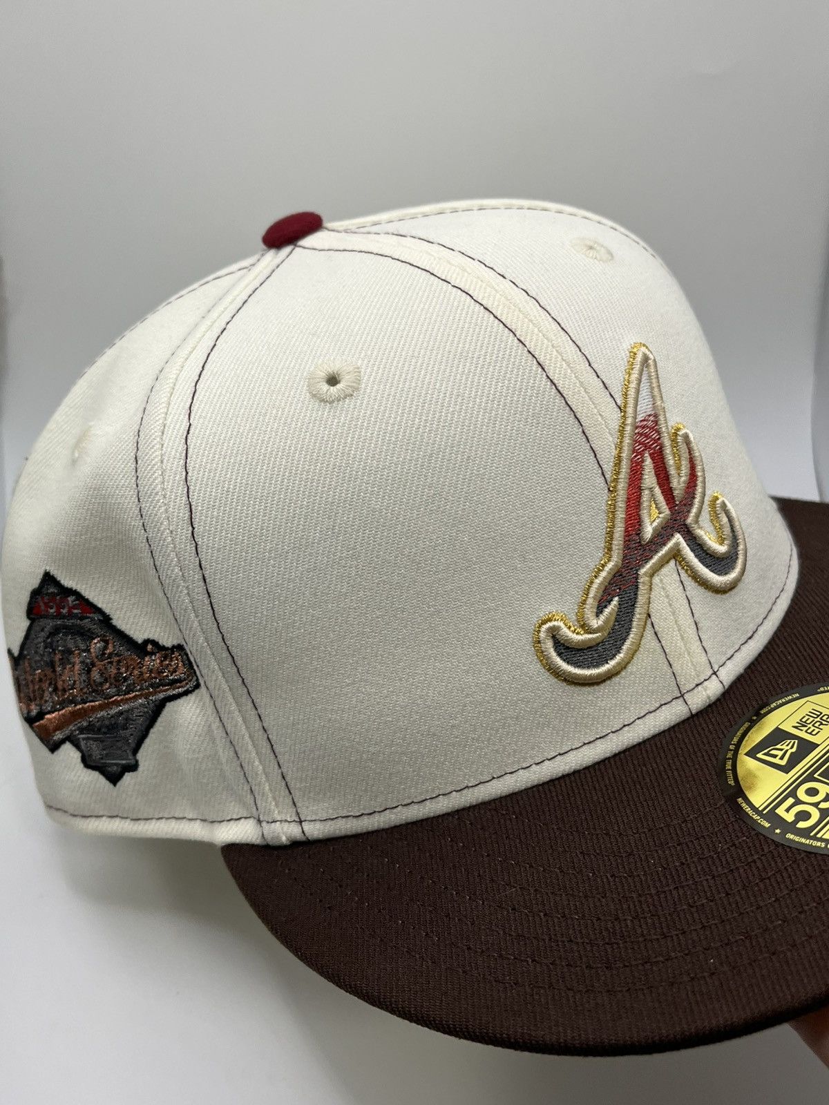 Hat Club 7 1/4 Pvtchwork TVB Atlanta Braves Annabelle Exclusive Size ONE SIZE - 4 Thumbnail