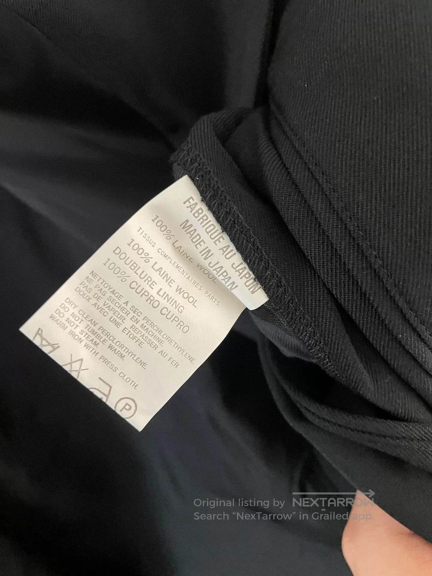 Yohji Yamamoto Yohji Yamamoto Pour Homme 04AW Wool Coat. Size US S / EU 44-46 / 1 - 7 Thumbnail