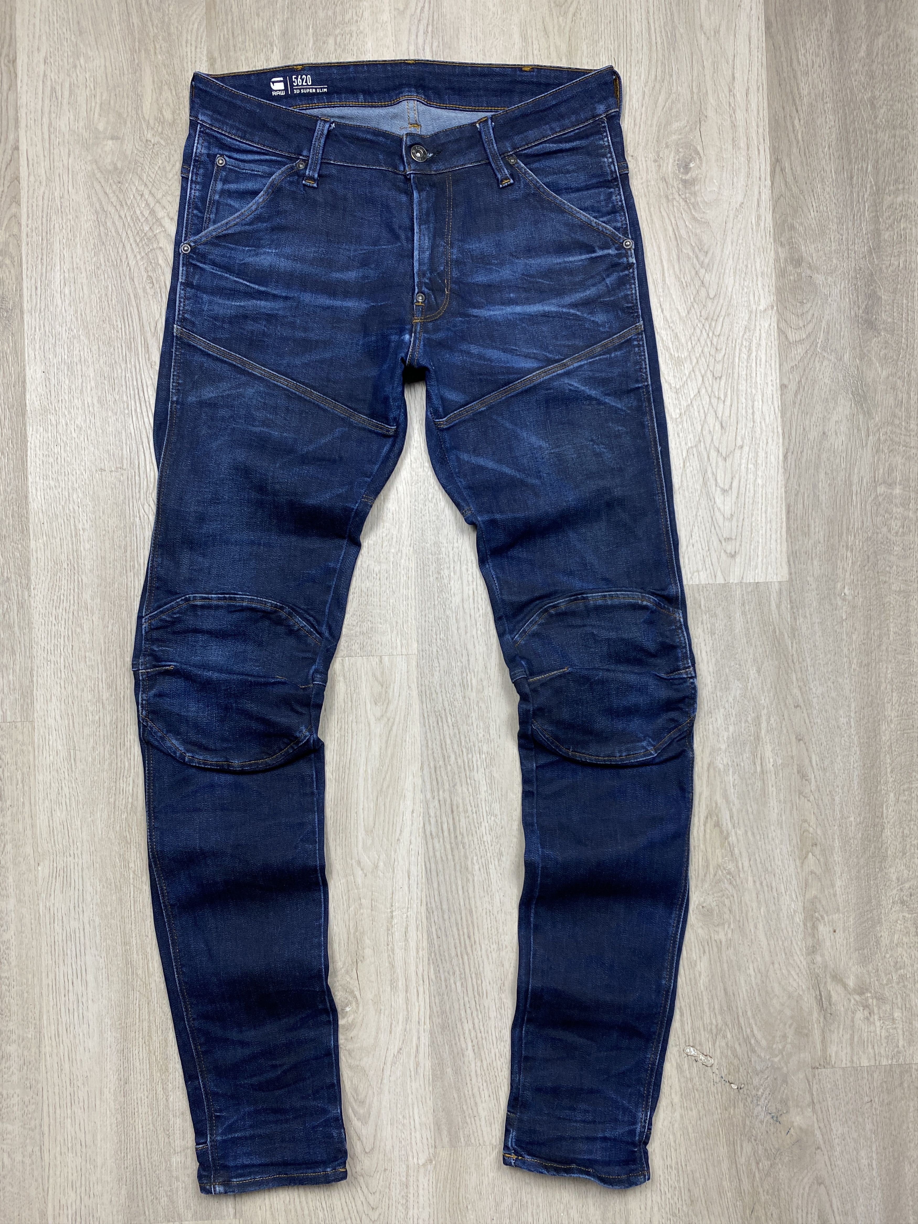 G Star Raw Vintage Mens 3D Super Slim Denim Pants Jeans