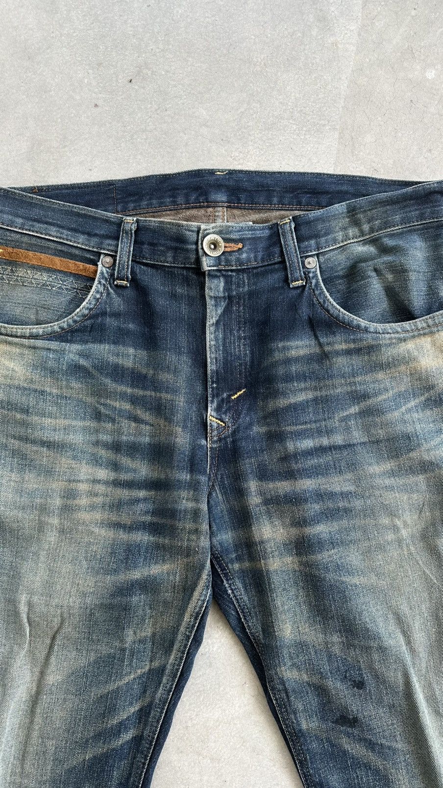 Edwin EDWIN EXCLUSIVE VINTAGE FADED WASHED DENIM Size US 36 / EU 52 - 4 Thumbnail