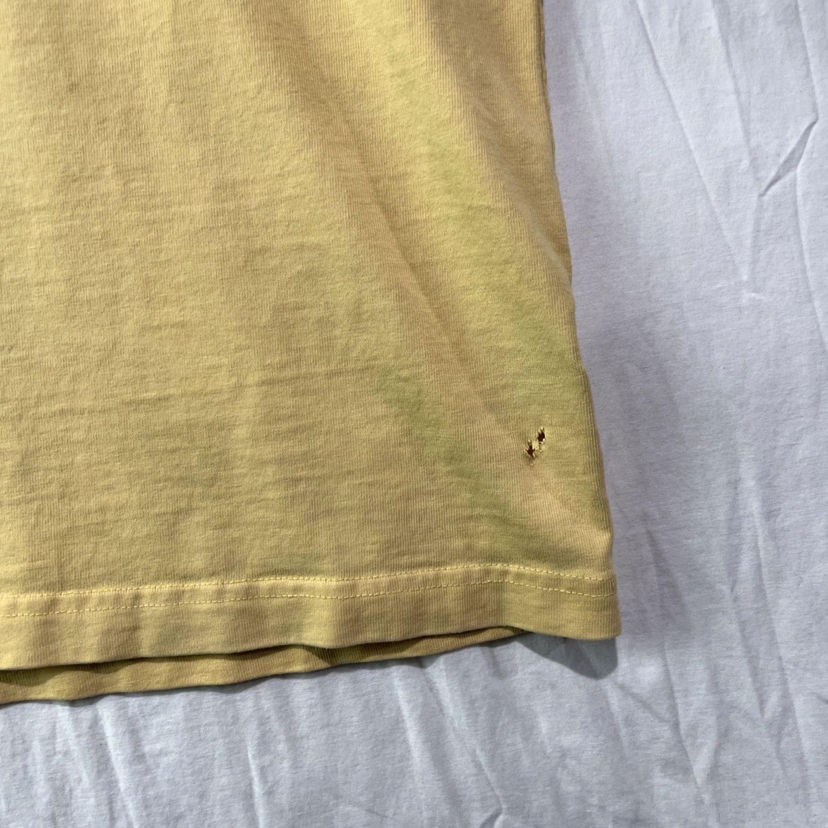 Tommy Hilfiger VINTAGE Tommy Hilfiger Shirt Mens XL Surfing Co. Spell Out Short Sleeve Shirt Mens XL Yellow Logo 90s Beach Retro American Boys Mens Size US XL / EU 56 / 4 - 2 Thumbnail