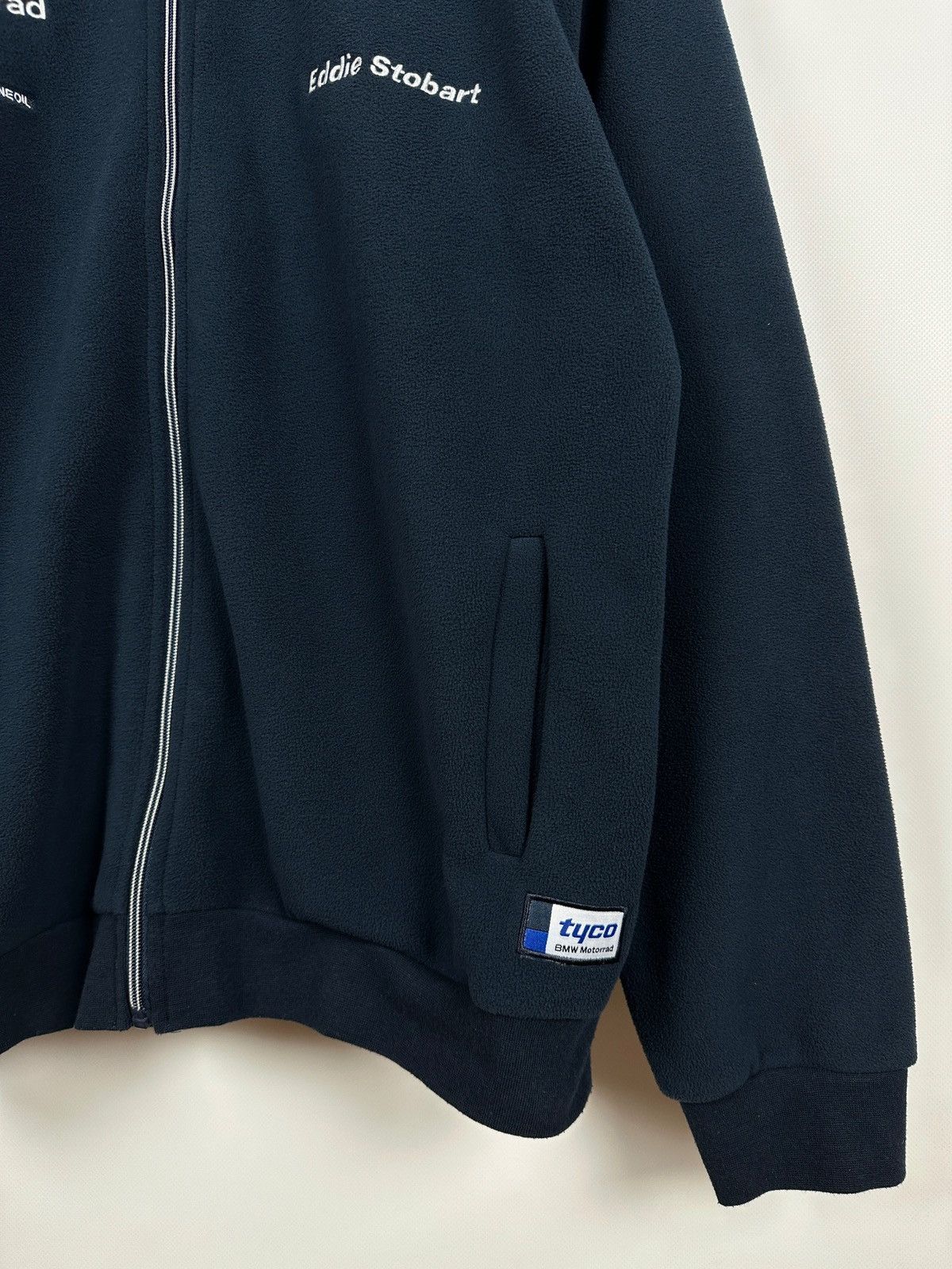 BMW Vintage BMW Tyco Motorrad Racing Fleece Jacket Size US XL / EU 56 / 4 - 10 Thumbnail