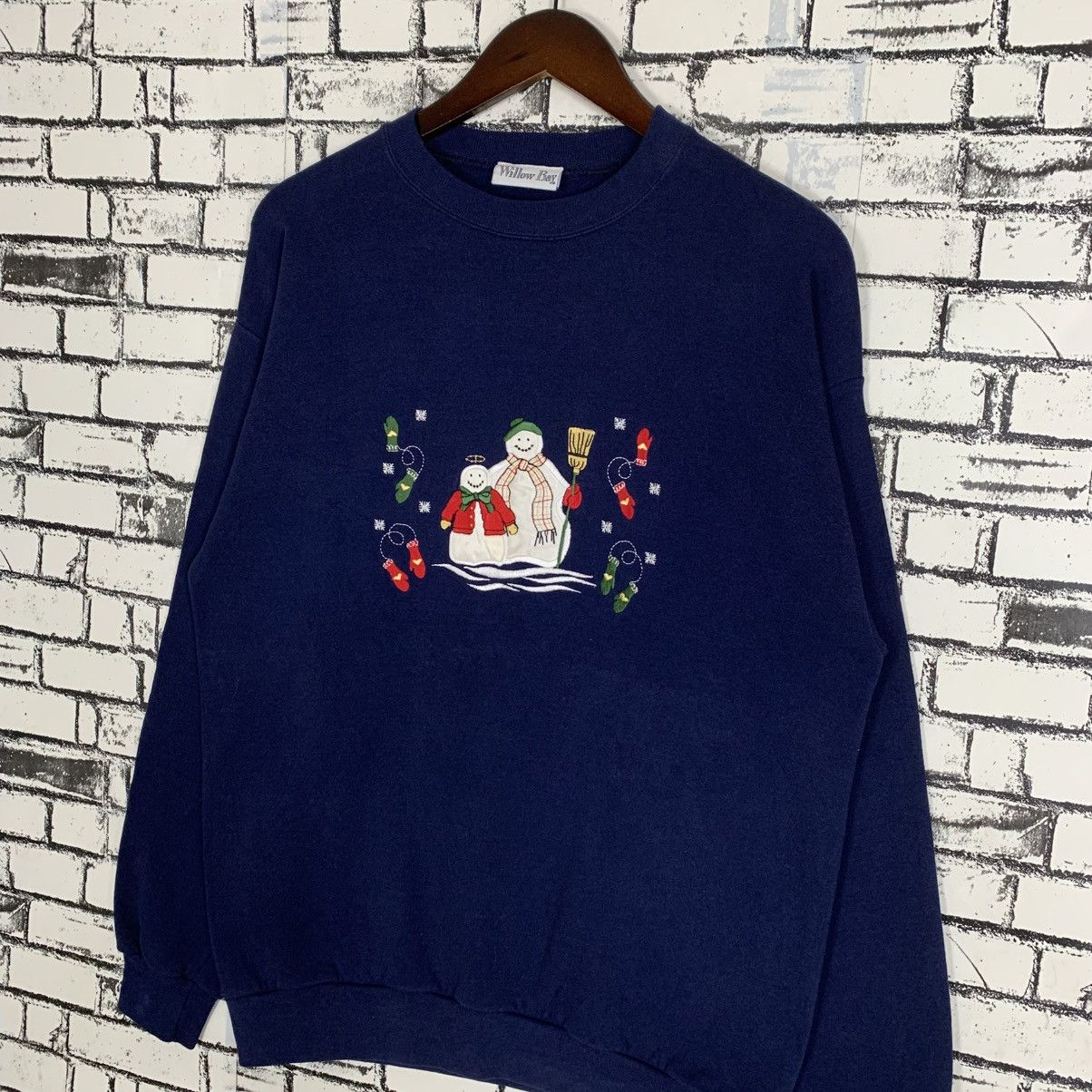 Designer × Vintage Vintage 90s Willow Bay Santa Clause Sweatshirt Willow Bay Size M / US 6-8 / IT 42-44 - 2 Thumbnail