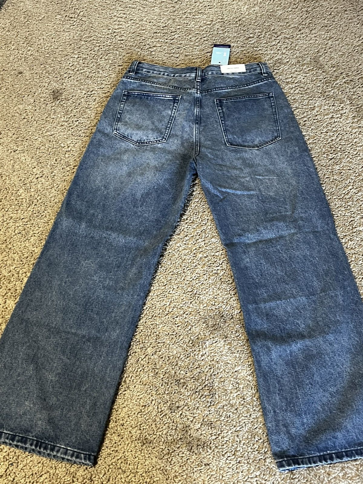 Vintage Dark blue baggy jeans Size US 32 / EU 48 - 2 Thumbnail