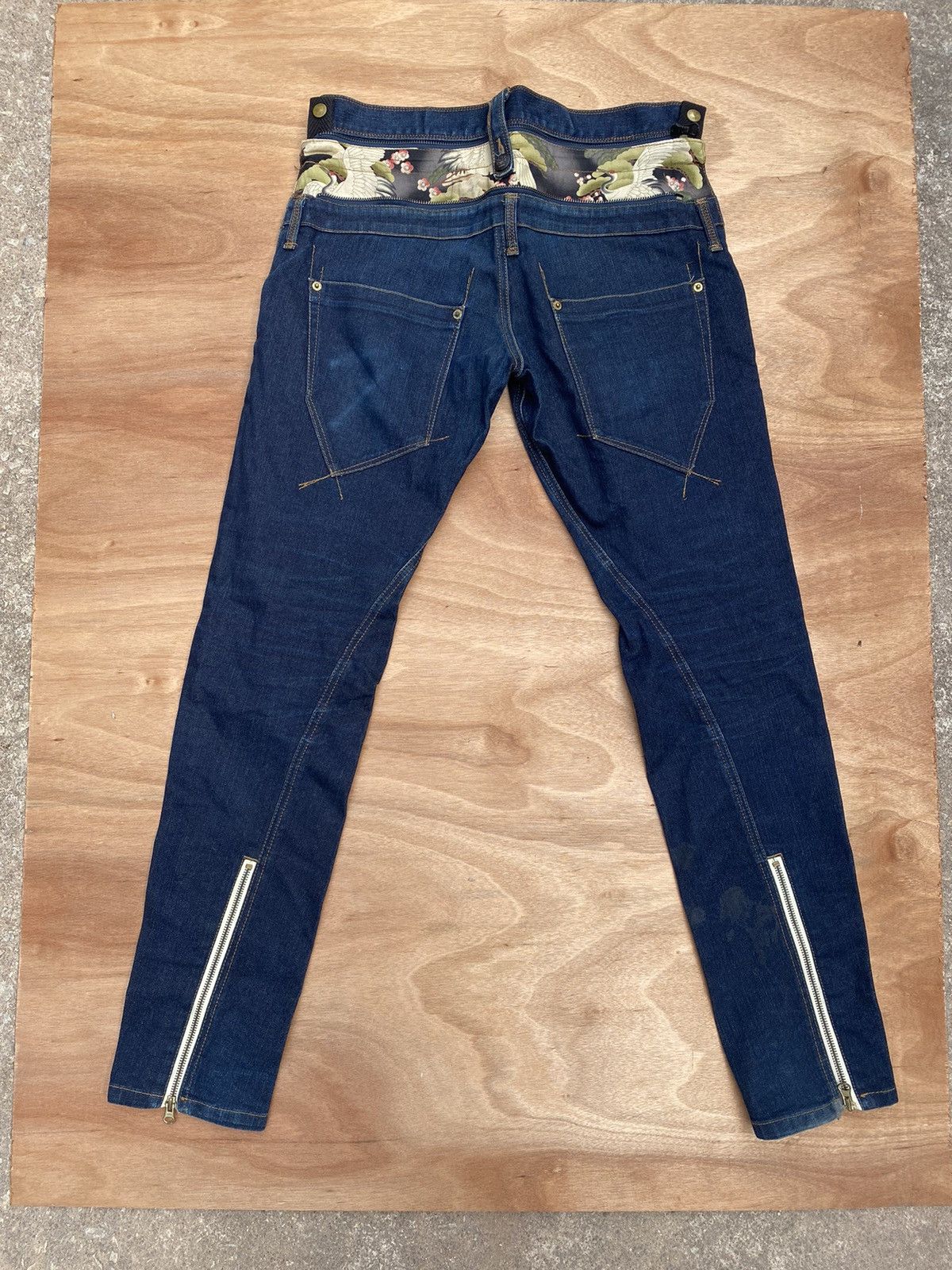 Japanese Brand × PPFM PPFM Japan Bondage Punk Skinny Denim Jeans Size 34 Size US 34 / EU 50 - 1 Thumbnail