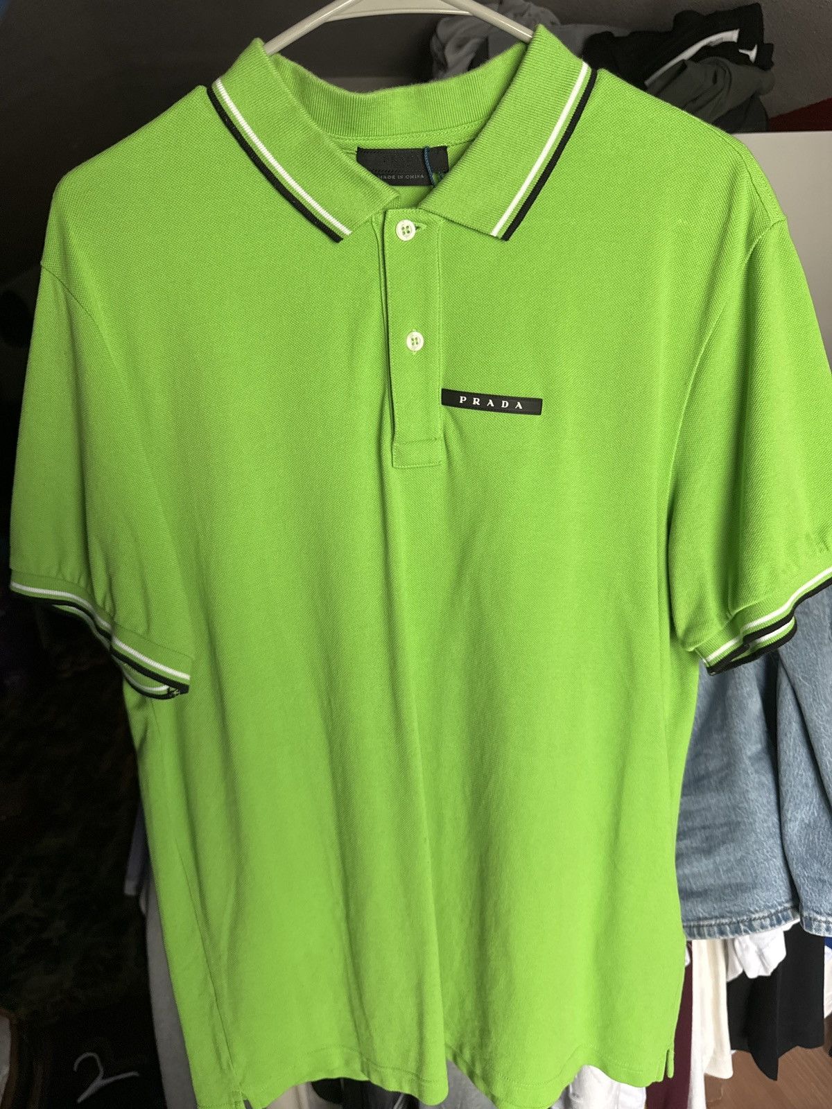 Prada green prada polo Size US XXL / EU 58 / 5 - 1 Thumbnail