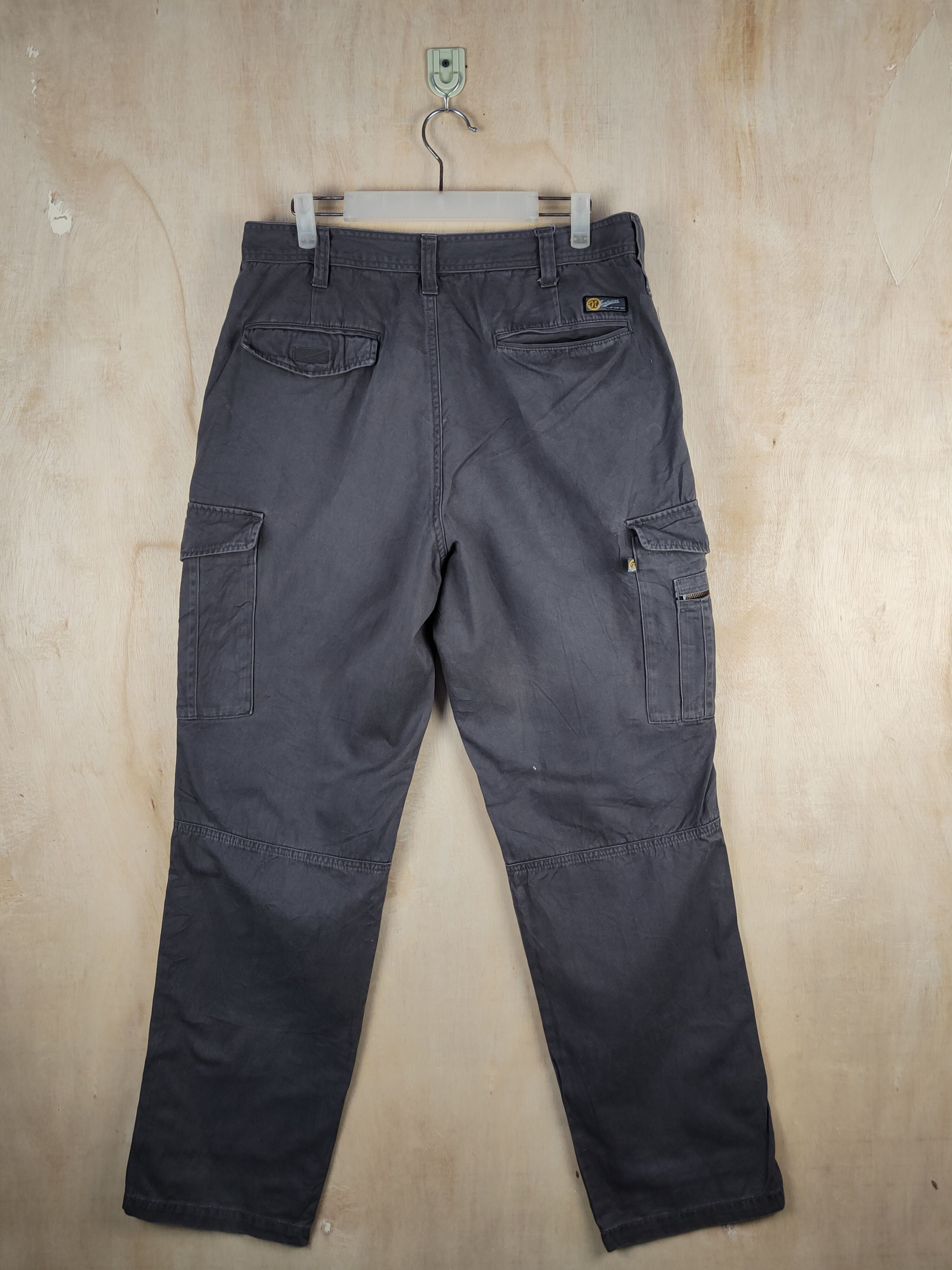 Japanese Brand N evolutions Gray Multipocket Tactical Cargo Pants #S2431 Size US 34 / EU 50 - 7 Thumbnail