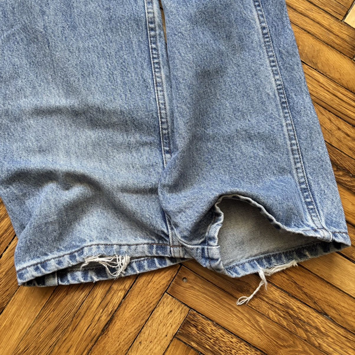 Harley Davidson Vintage 90’s Harley Davidson Baggy Jeans Y2K Punk Moto Size US 34 / EU 50 - 6 Thumbnail
