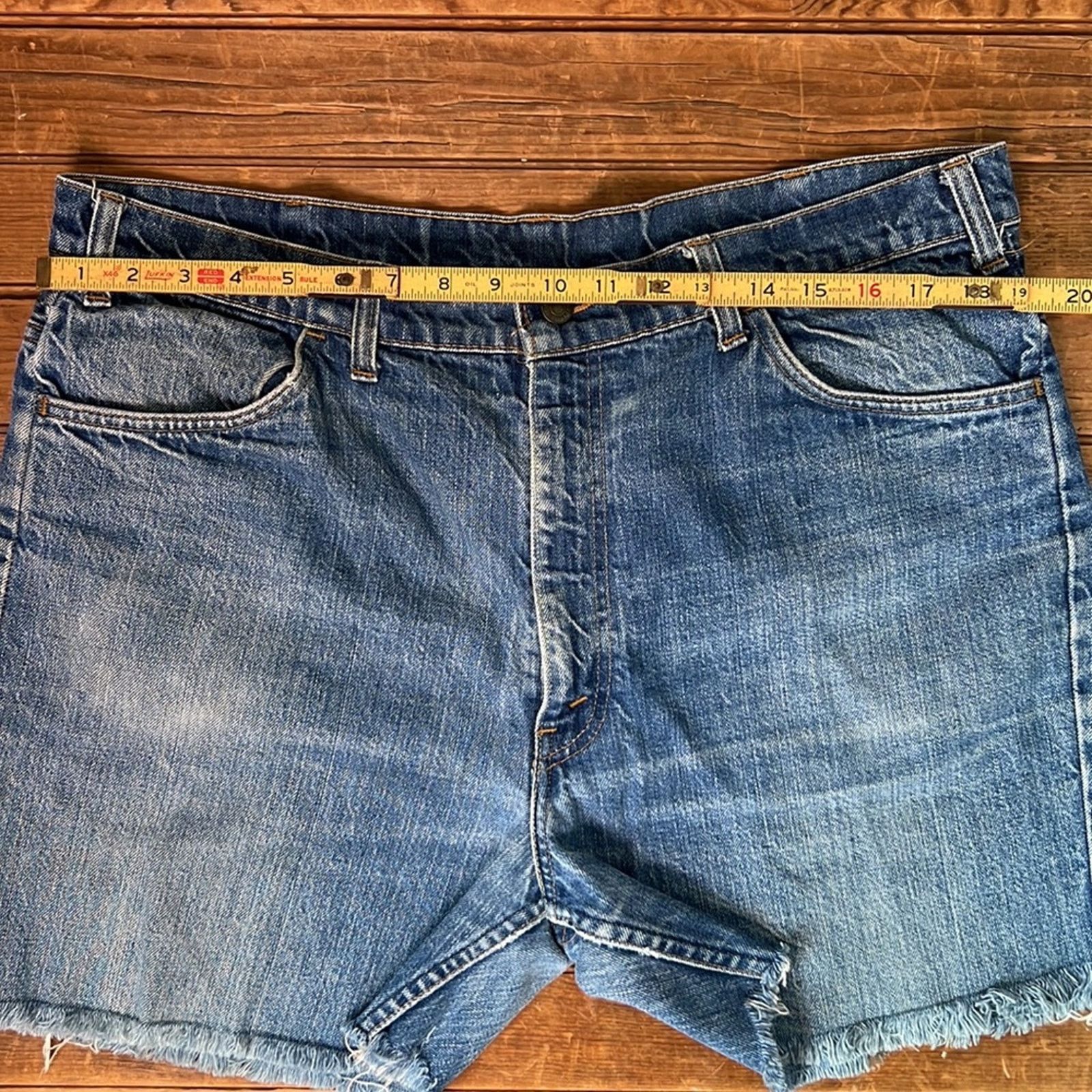 Levi's Vintage 1960s Levi’s Orange tab cut off jeans Jorts size 38 Size US 38 / EU 54 - 4 Thumbnail