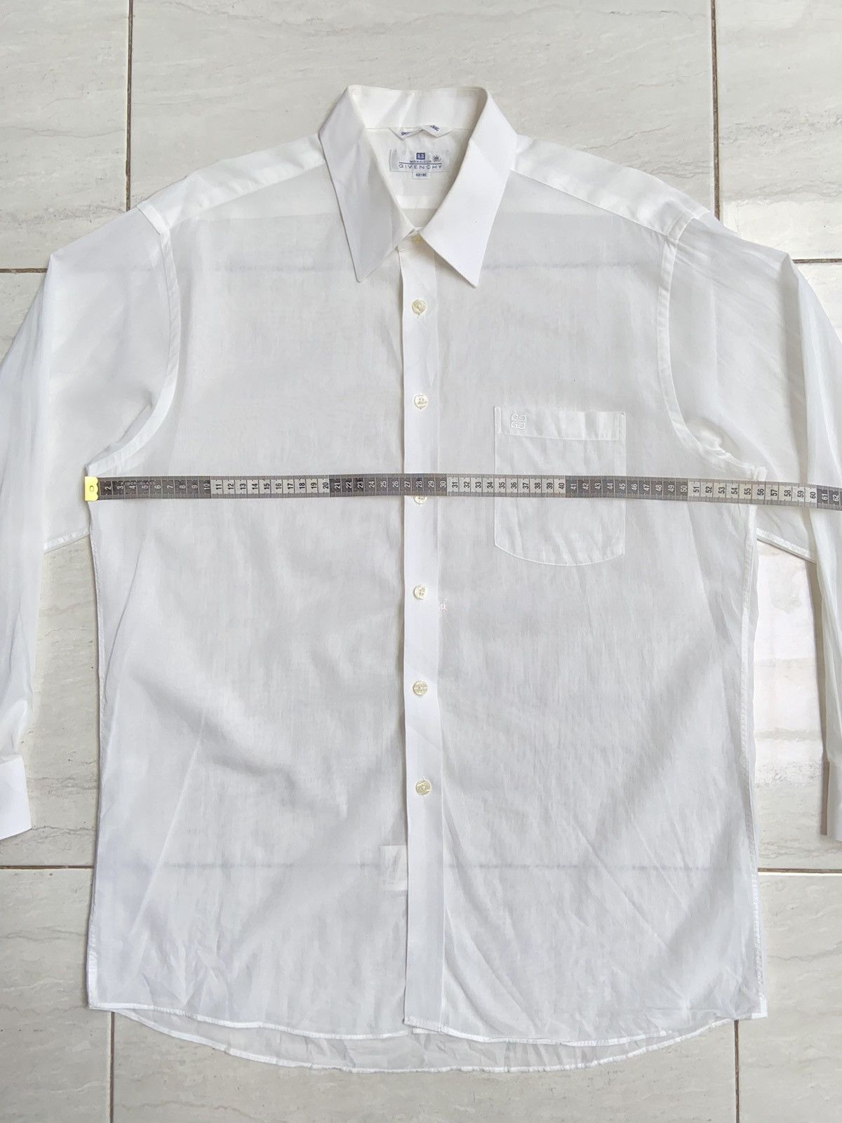 Givenchy GIVENCHY White Shirt Size US L / EU 52-54 / 3 - 3 Thumbnail