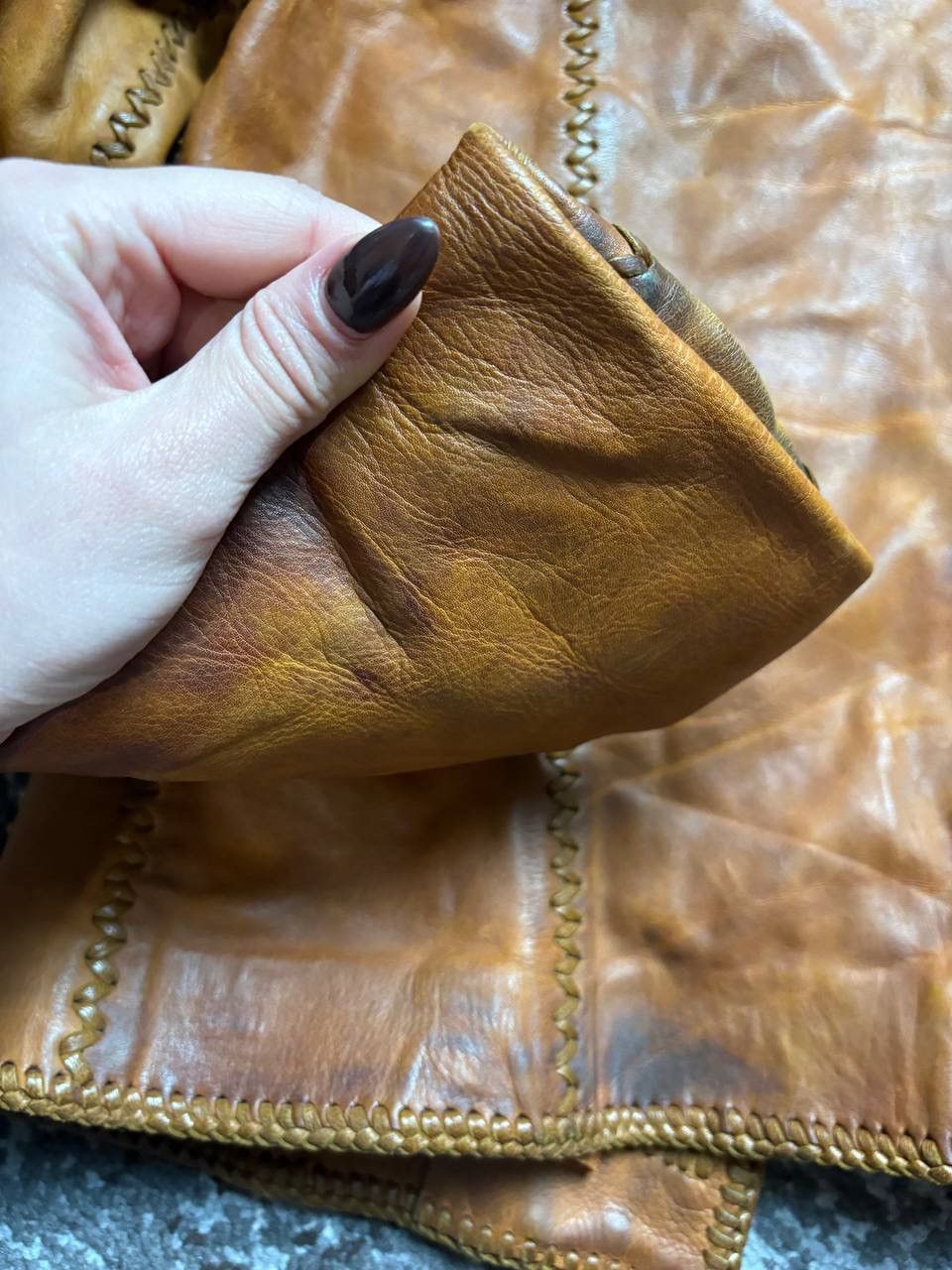 If Six Was Nine × Vintage Vintage 70 Mexico Pieles Pitic HandMade Biker Leather Jacket Size US S / EU 44-46 / 1 - 5 Thumbnail