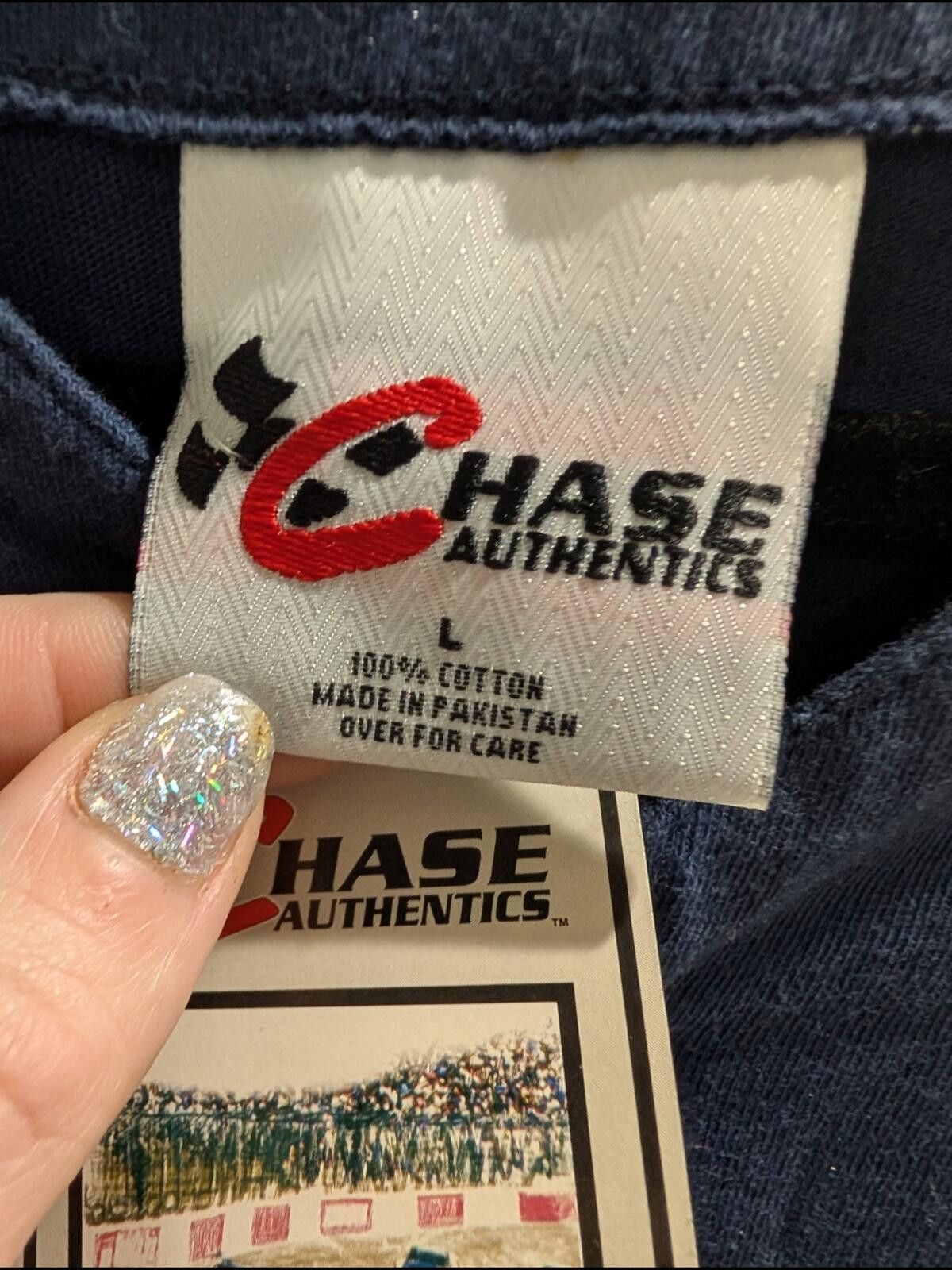 Chase Authentics Chase Authentic Navy Gordon 24 Sleeveless Button-Up Jersey Size US L / EU 52-54 / 3 - 4 Thumbnail