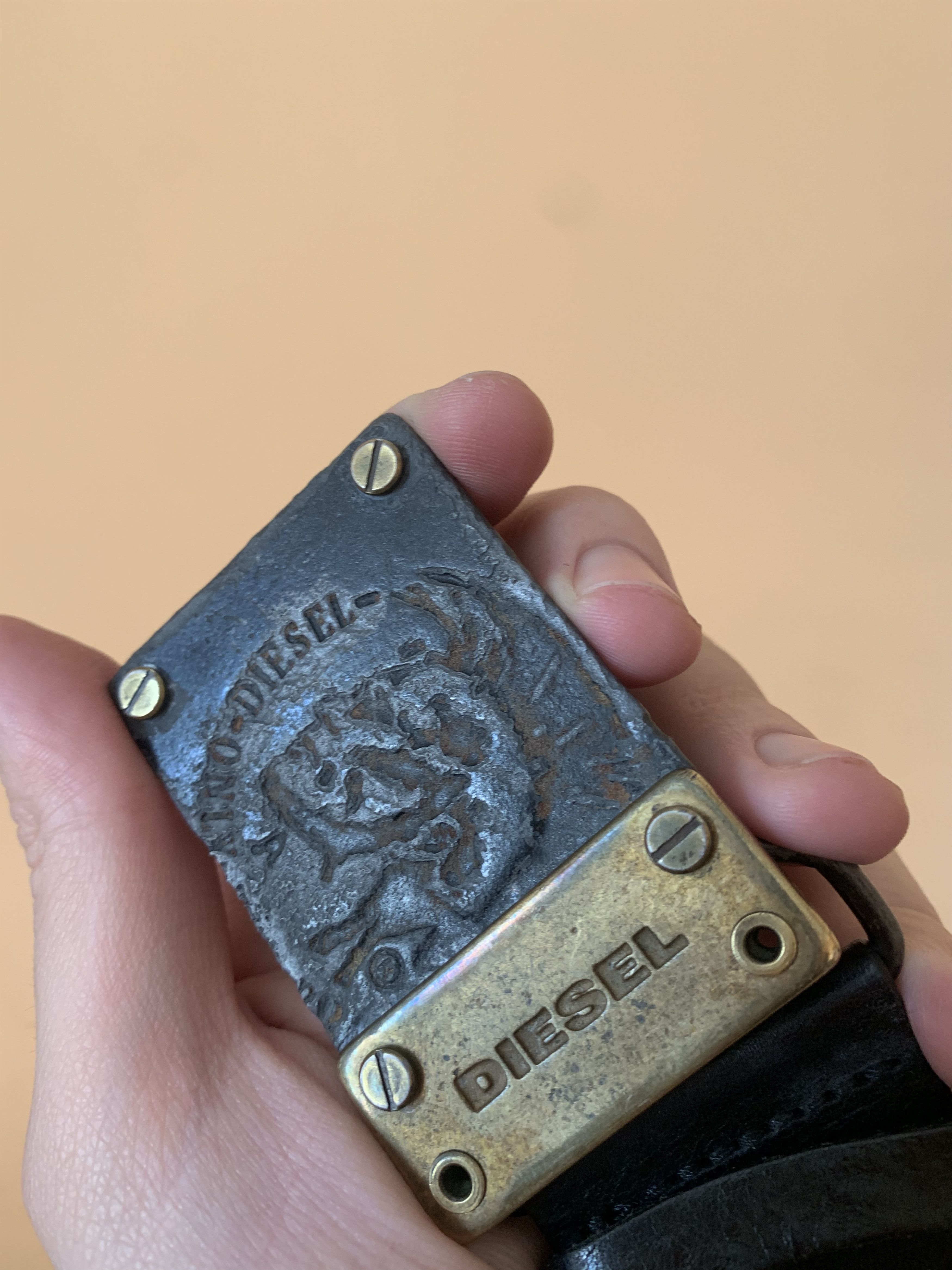 Diesel Vintage Y2K Diesel Leather Belt Size ONE SIZE - 4 Thumbnail