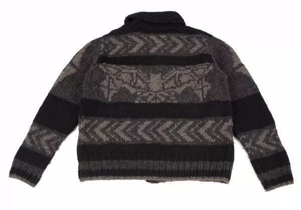 Yohji Yamamoto yohji yamamoto 2003aw wool knit zipper sweater-2505 Size US L / EU 52-54 / 3 - 6 Thumbnail