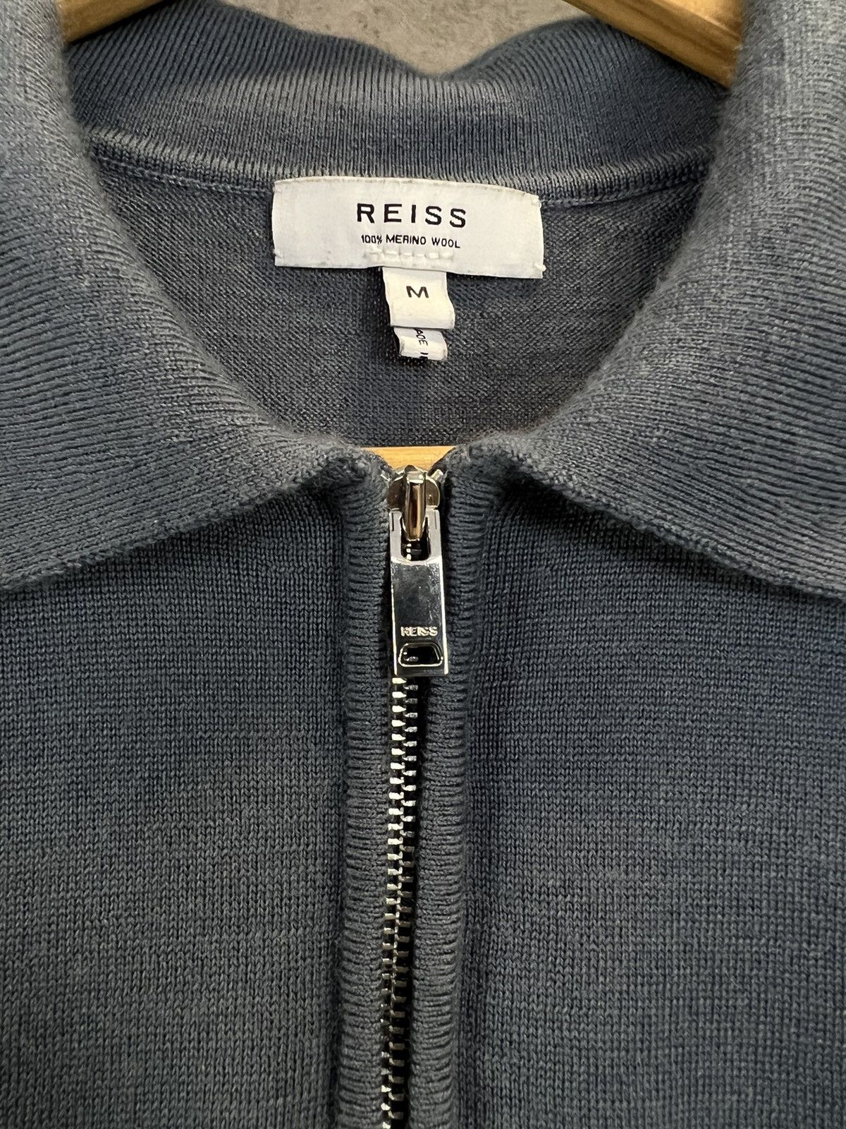 Reiss Reiss merino wool designer polo tee Size US M / EU 48-50 / 2 - 4 Thumbnail