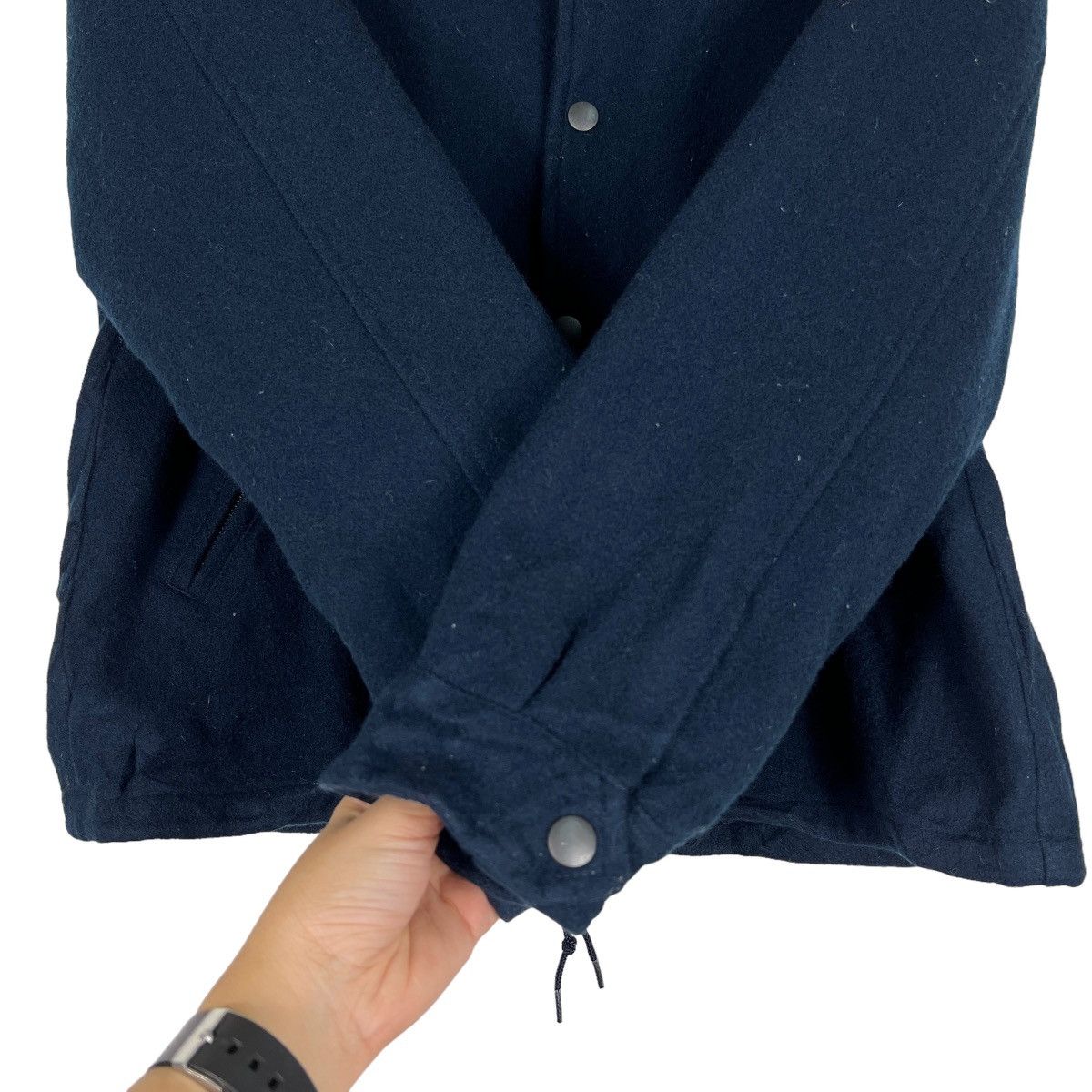 United Arrows 🔥 GREEN LABEL RELAXING UNITED ARROWS WOOL BOMBER JACKET Size US M / EU 48-50 / 2 - 13 Thumbnail