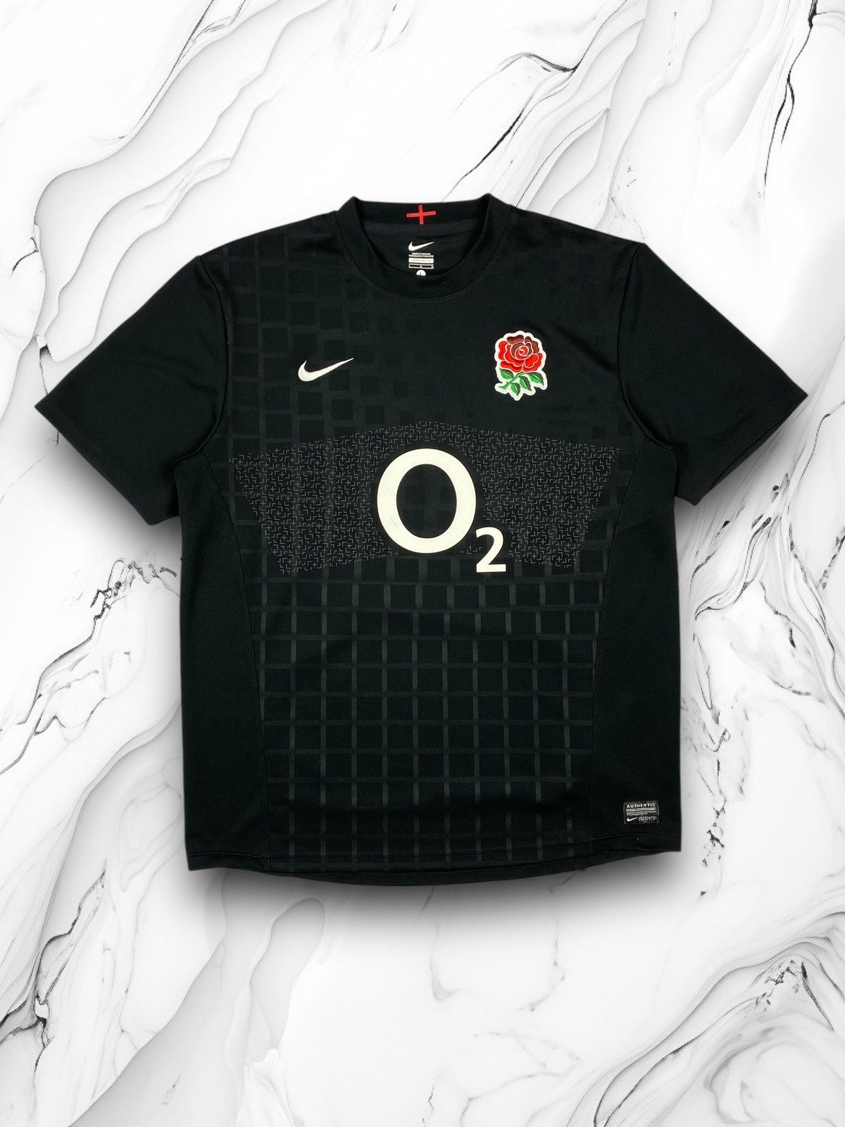 Nike イングランド　o2 Black Nike England Rugby Shirt | Grailed