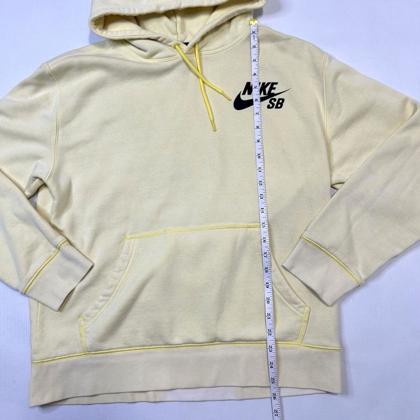 Nike Nike SB Icon Pullover Hoodie Mens Small CW7064-765 Yellow Black Stripes Size US S / EU 44-46 / 1 - 7 Thumbnail