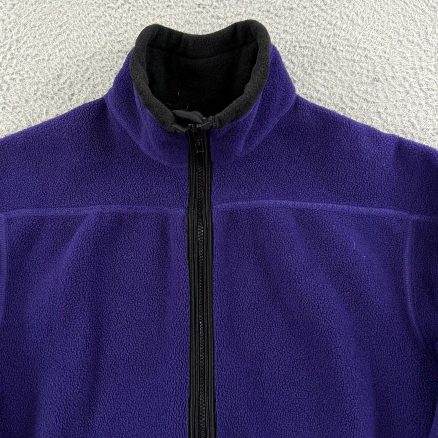 Vintage VINTAGE REI Jacket Womens Medium Purple Deep Pile Fleece 90s Full Zip Gorpcore Size M / US 6-8 / IT 42-44 - 3 Thumbnail