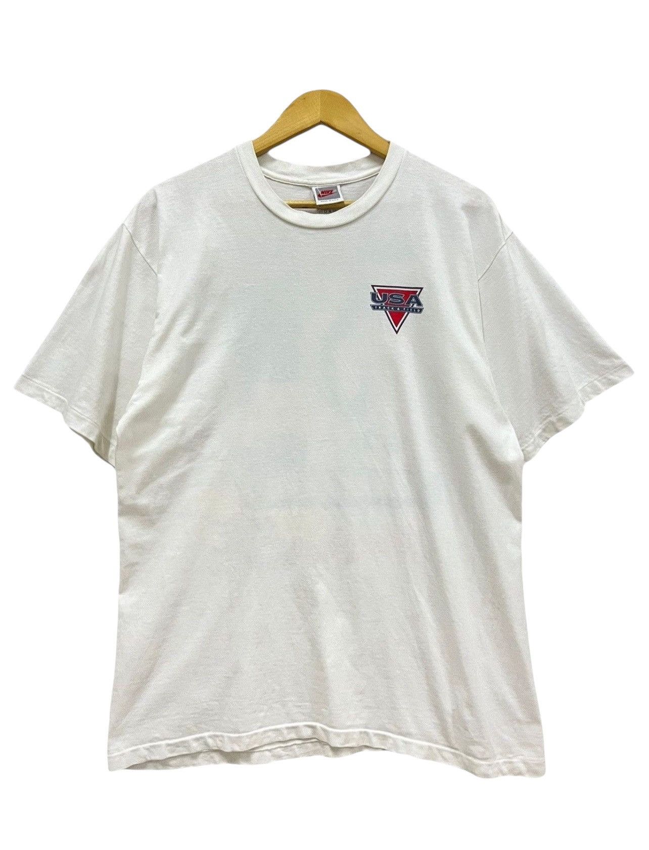 Vintage Vintage 90s NIKE Made in USA Big Logo Backhit Large Size US L / EU 52-54 / 3 - 2 Thumbnail