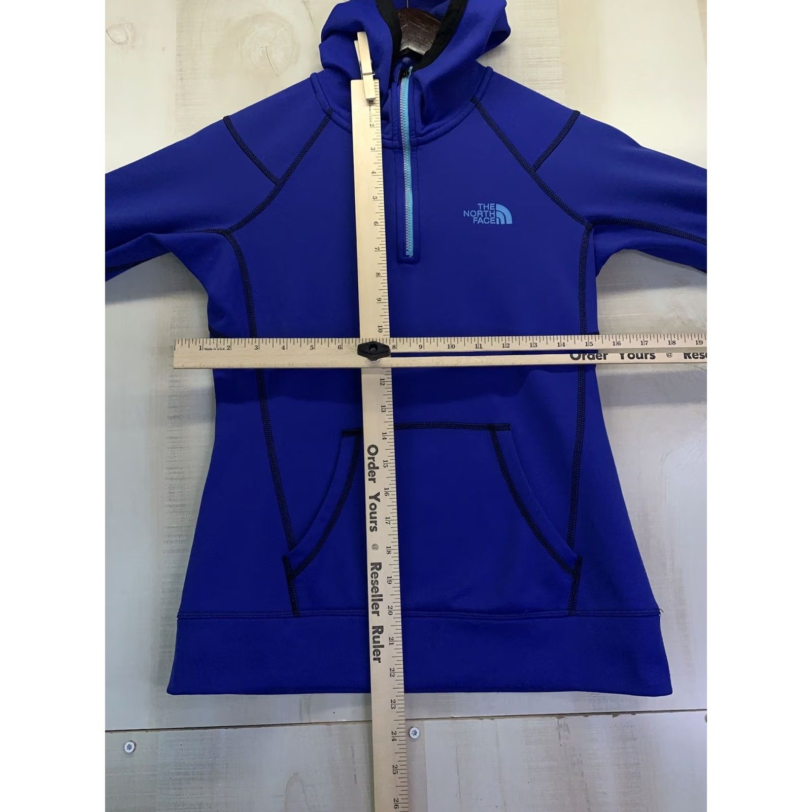 The North Face The North Face Pullover 1/4 Zip Hooded Lined Shirt XS Women's Blue Fleece Outdoor Activewear Vintage No Size XS / US 0-2 / IT 36-38 - 6 Thumbnail