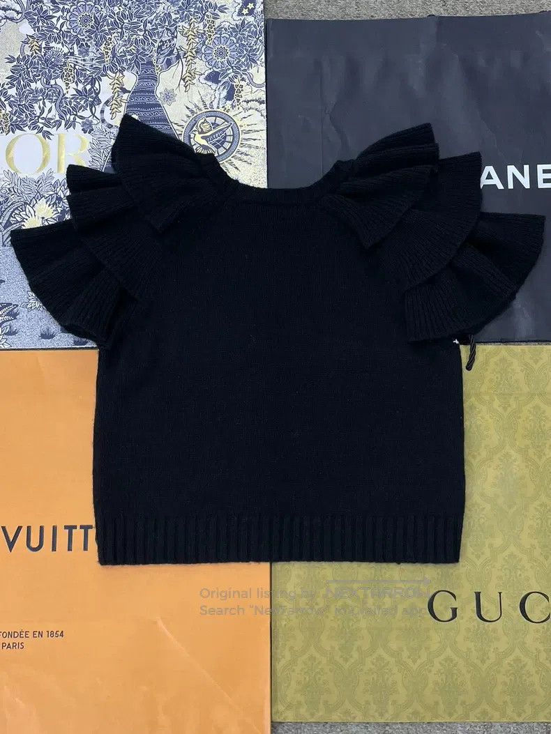 Dior Dior Black and white five-pointed star letter Duffy sleeve Size XS / US 0-2 / IT 36-38 - 3 Thumbnail