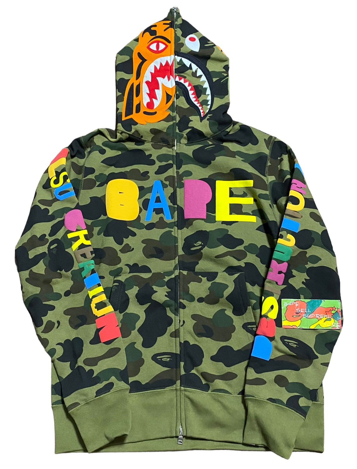 Supreme bape jacket clearance