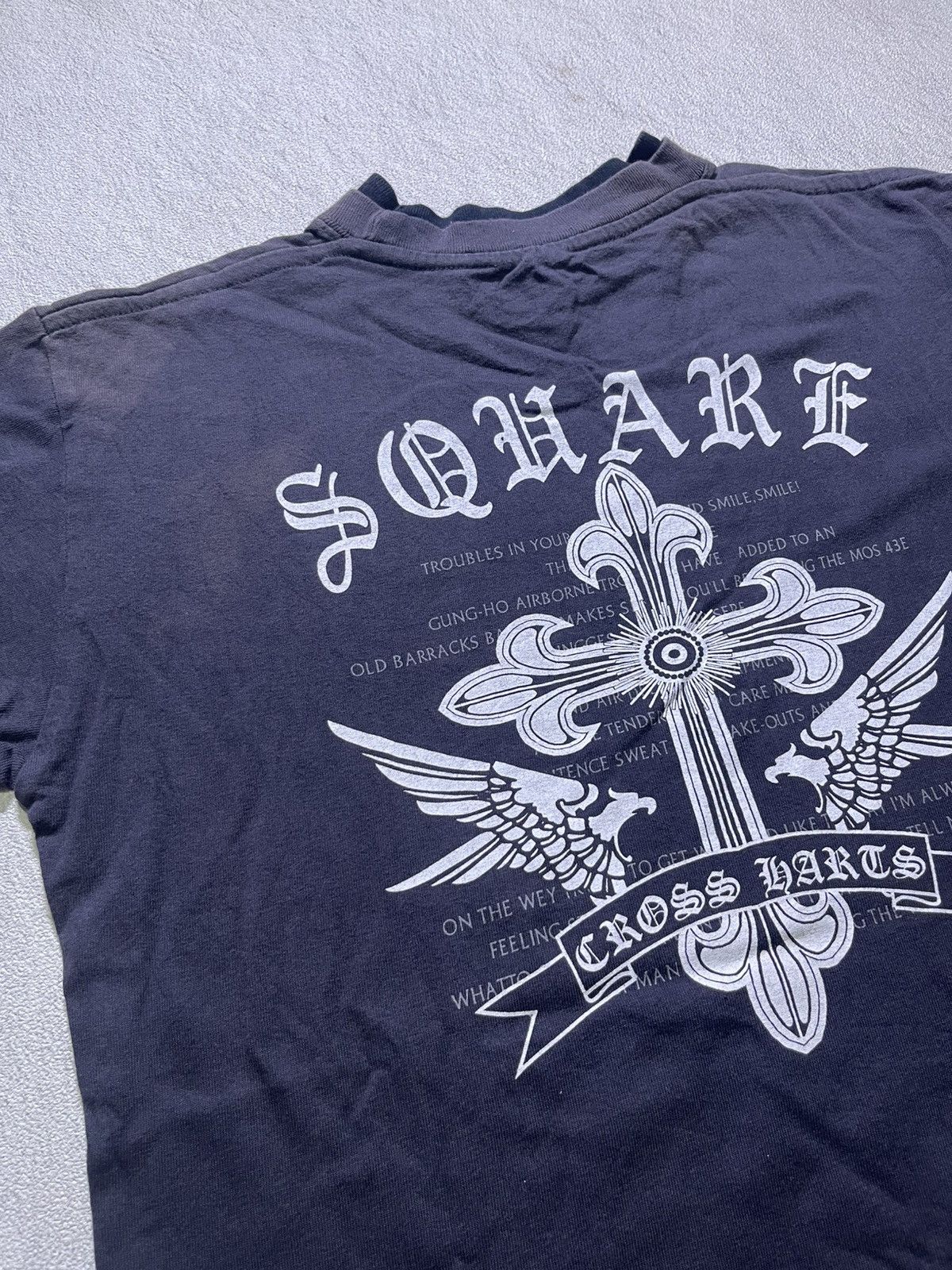Japanese Brand VINTAGE Y2K SQHARE short sleeve tshirt Size US M / EU 48-50 / 2 - 3 Thumbnail