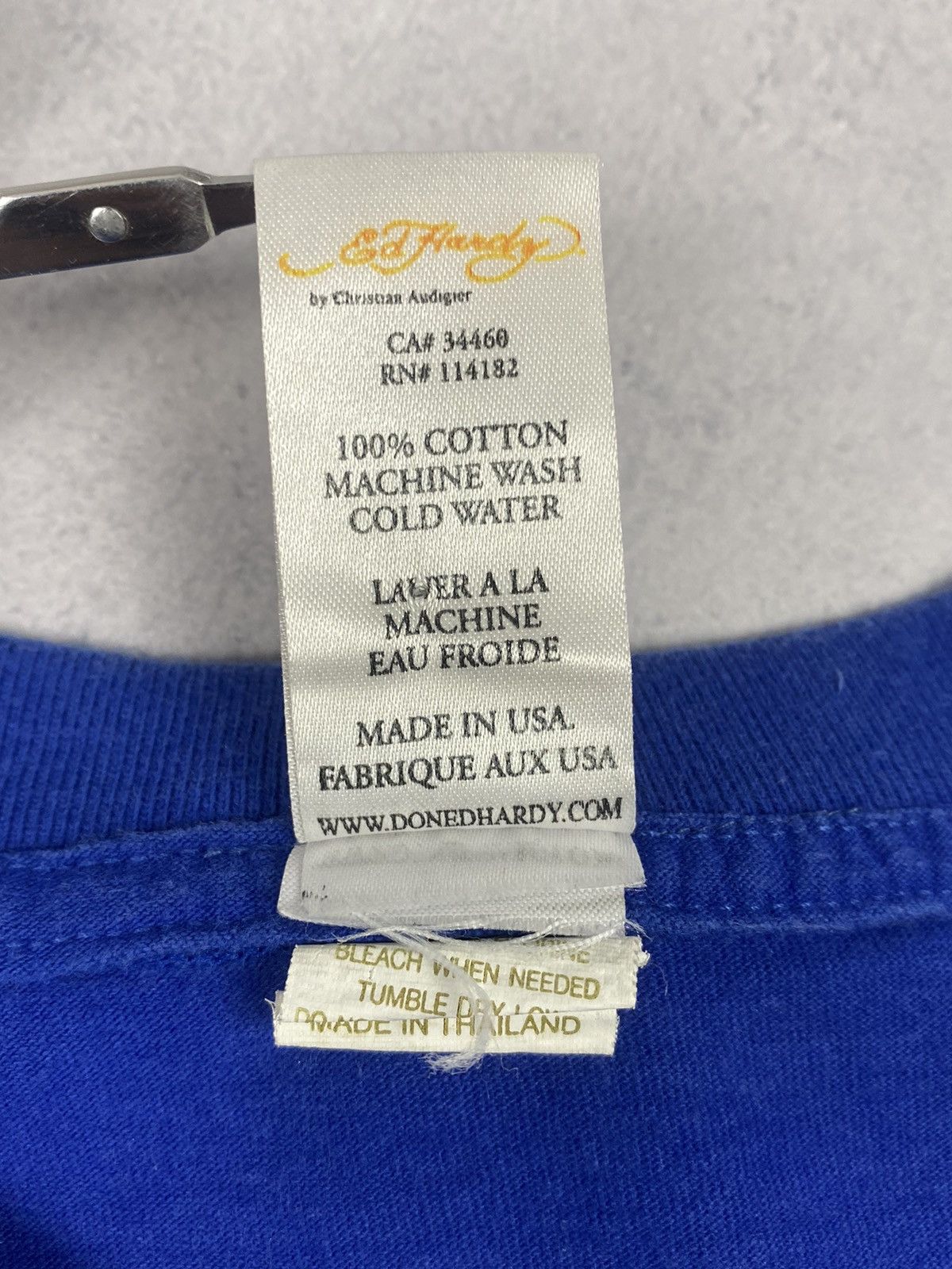 Christian Audigier Vintage Ed Hardy Christian Audigier love kills slow Tee Size US L / EU 52-54 / 3 - 14 Thumbnail