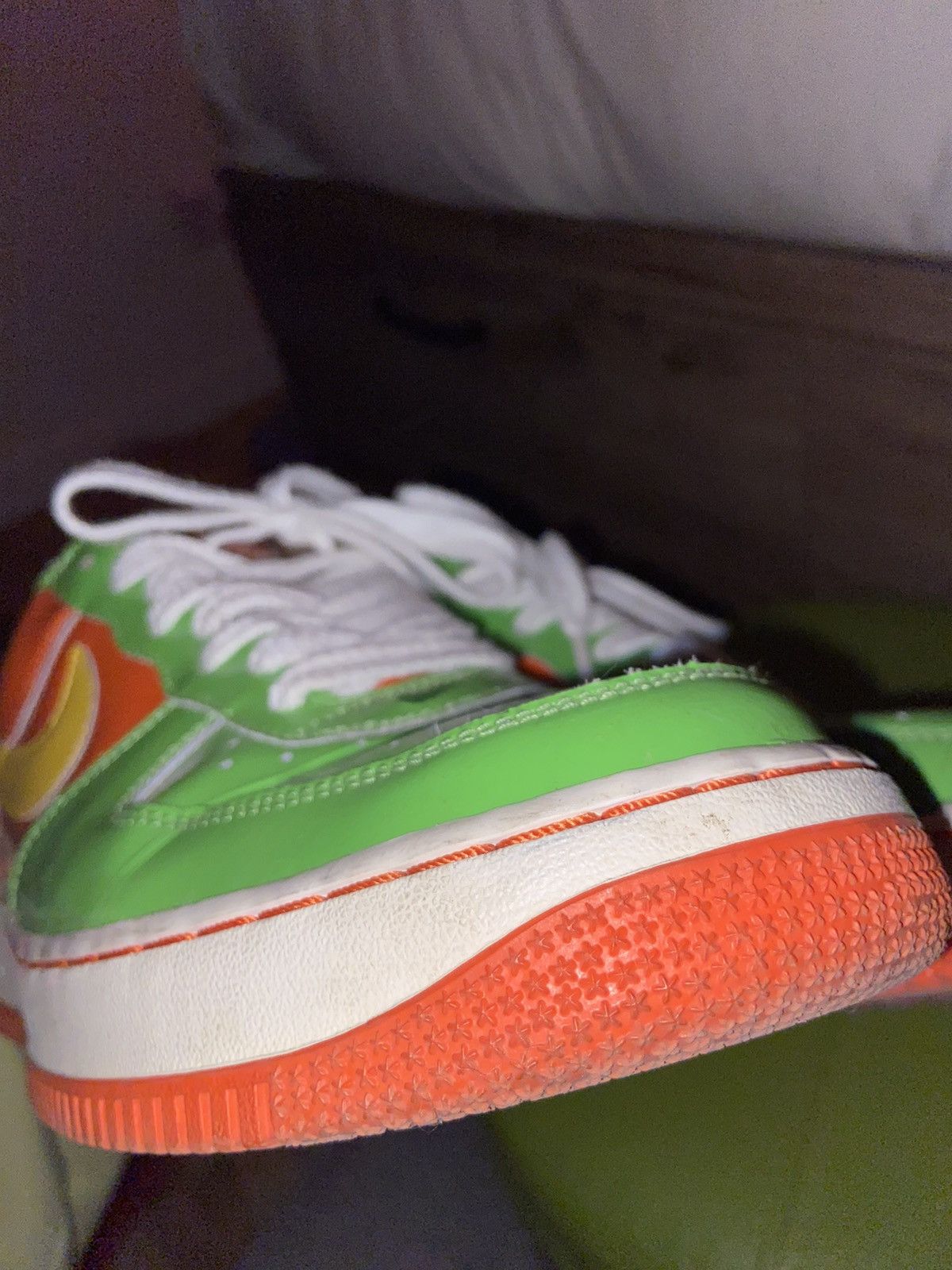 Nike Nike af1 Citrus 2006 Size US 10.5 / EU 43-44 - 11 Thumbnail