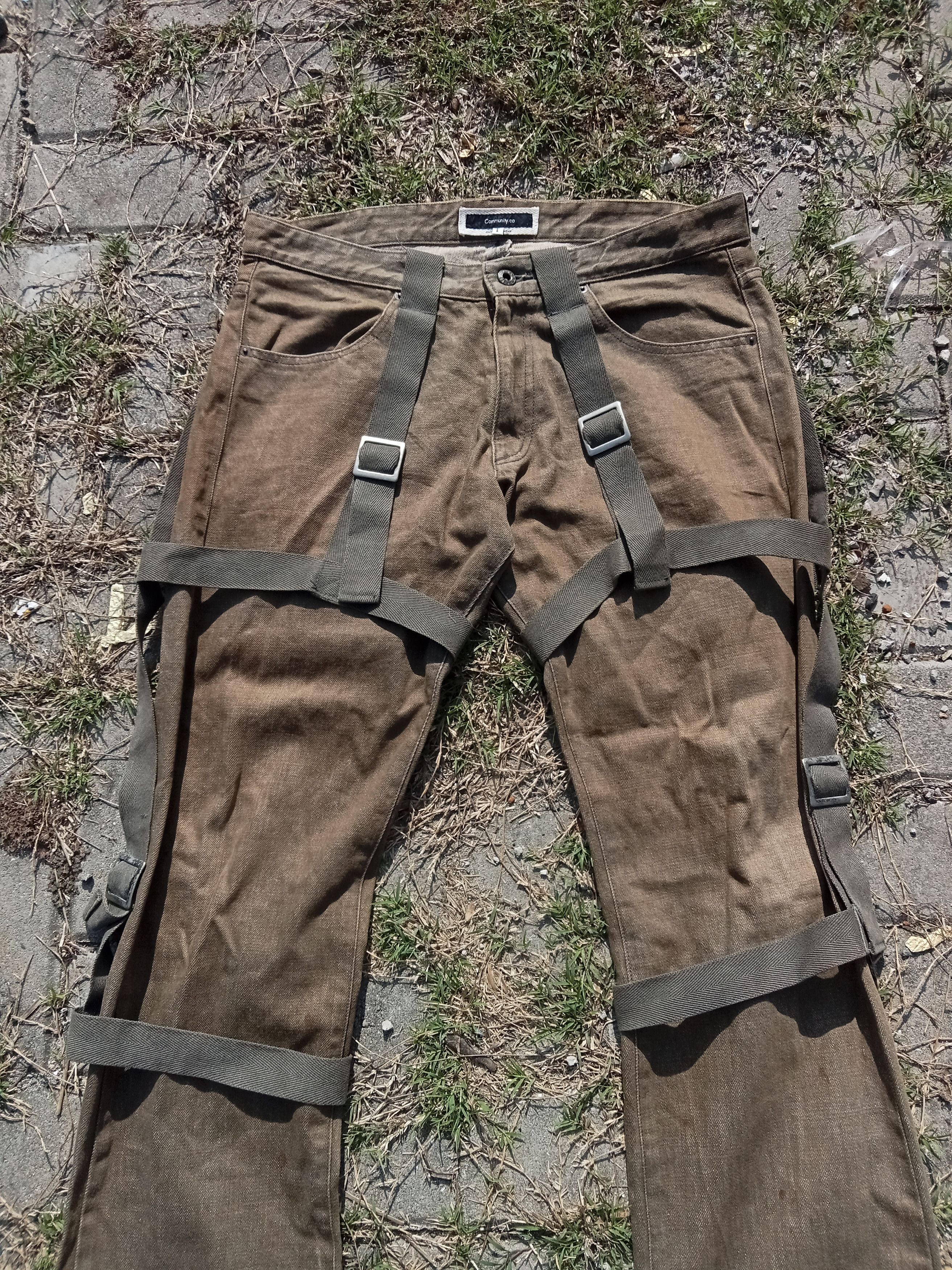 Japanese Brand Vintage Community.co Bondage japanese brand pants Size US 33 - 2 Thumbnail