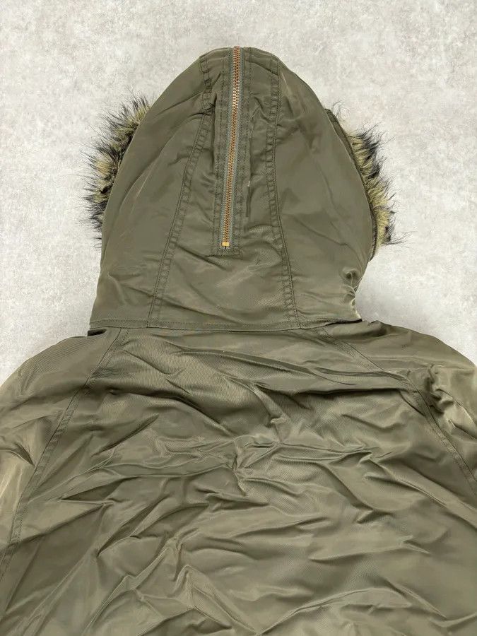 Dolce & Gabbana AW2003 Dolce & Gabbana Military Green Hooded Long Aviator Jacket Size US M / EU 48-50 / 2 - 7 Thumbnail