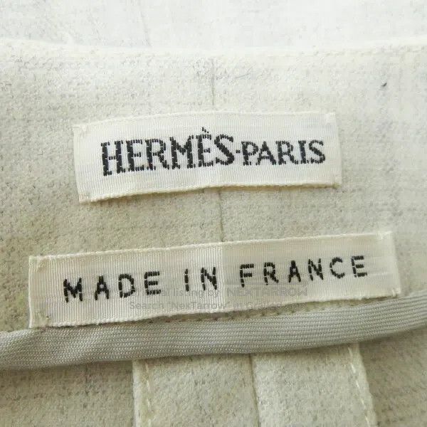 Hermes Hermes White wool skirt from the Margiela era Size 42" / US 20 - 7 Thumbnail