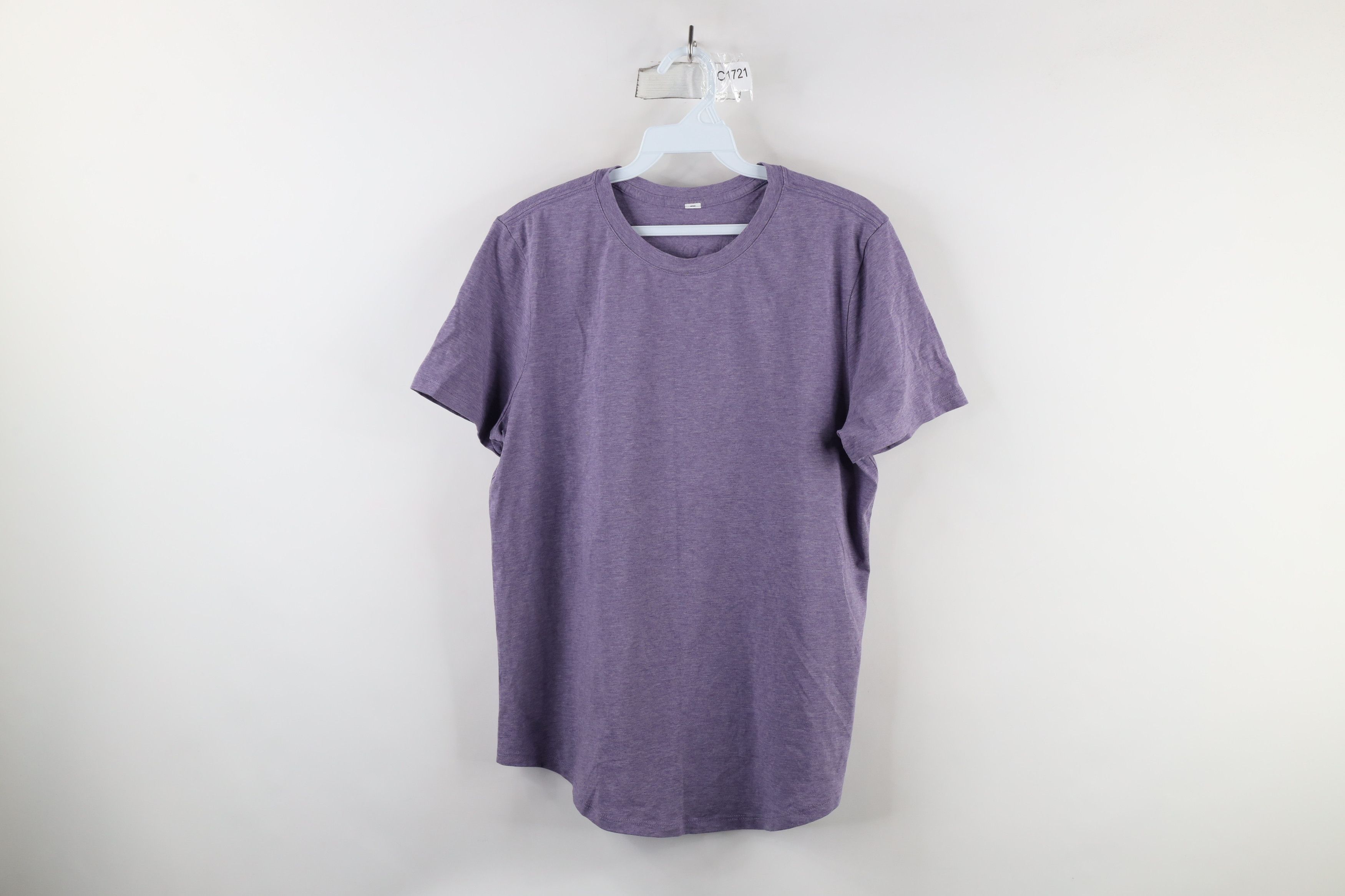 Lululemon × Vintage Lululemon Yoga Blank Short Sleeve T-Shirt Heather Purple Size M / US 6-8 / IT 42-44 - 1 Thumbnail