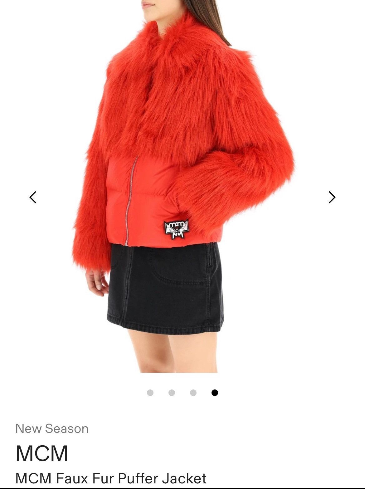 MCM MCM puffer jacket with faux fur Size S / US 4 / IT 40 - 1 Thumbnail