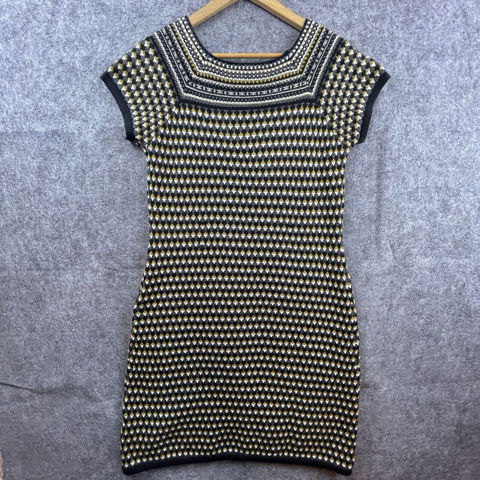 MAGGY LONDON Maggy London Sweater Dress Large Cabincore Cozy Heritage Size L / US 10 / IT 46 - 2 Thumbnail