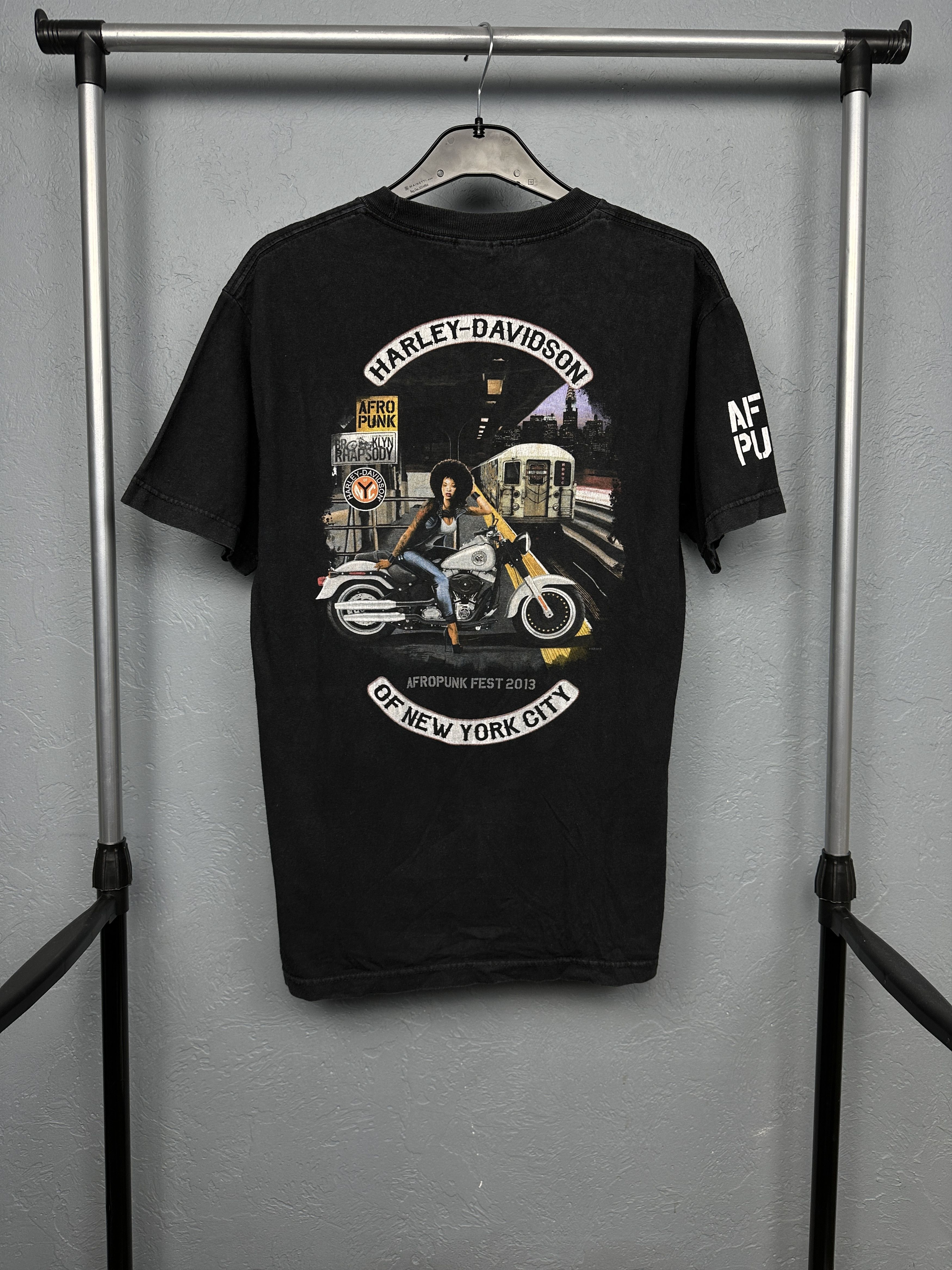 Harley Davidson Harley Davidson 2013 Afropunk Fest Mens T-Shirt Tee Size US M / EU 48-50 / 2 - 1 Thumbnail