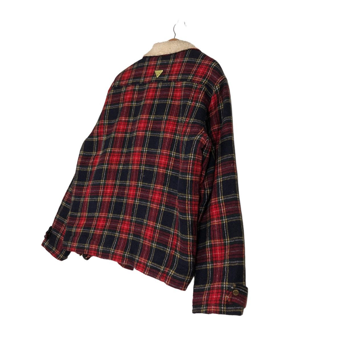 Issey Miyake 🔥VINTAGE BIKER JACKET DOUBLE BREAST JOYRICH JAPAN TARTAN Size US L / EU 52-54 / 3 - 10 Thumbnail